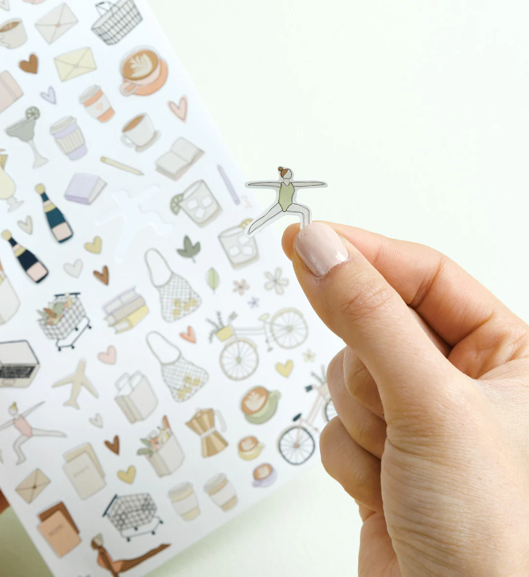 Illustrated Stickers Set | Daily Life | 2 Sheets - Image 4