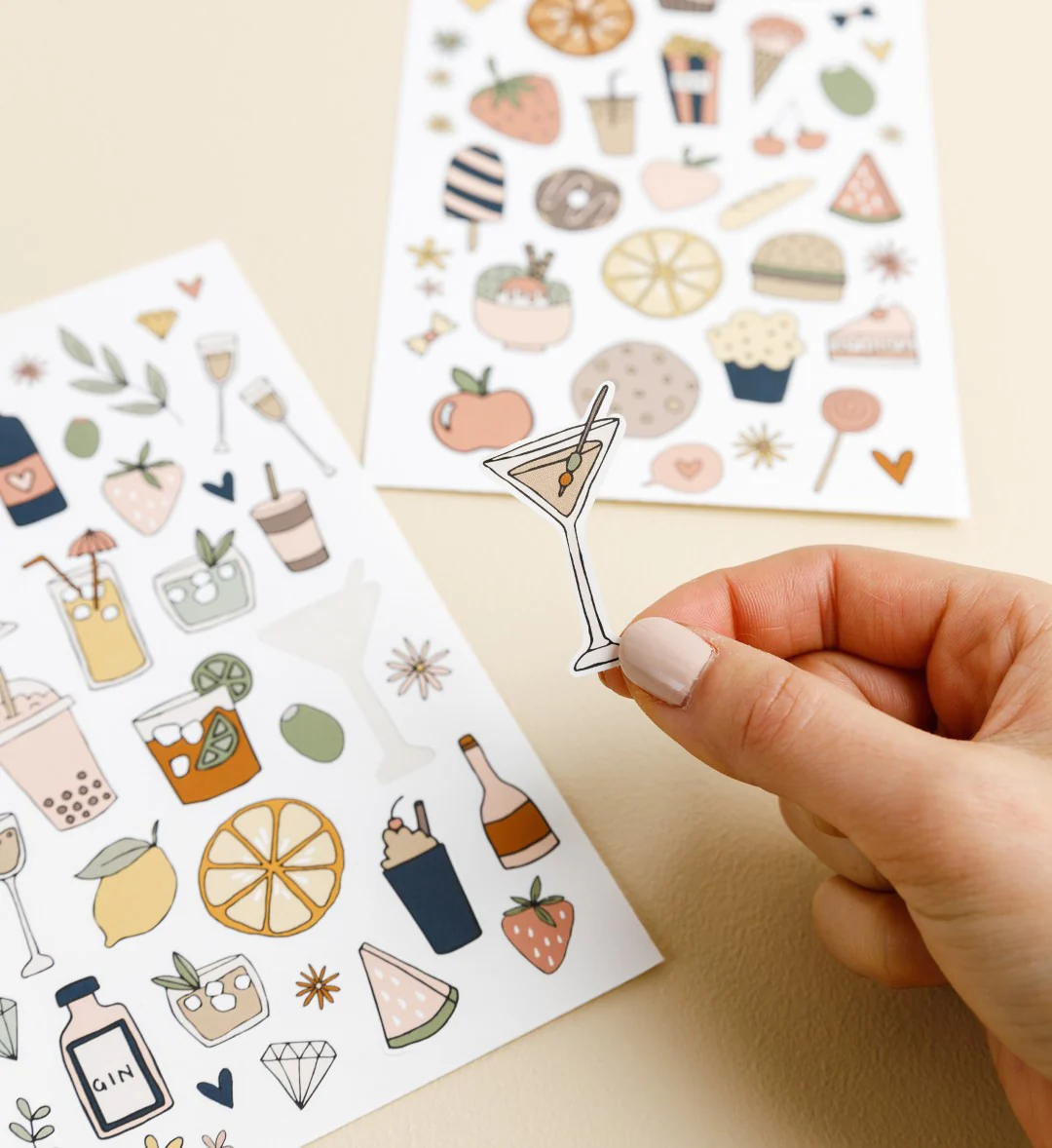 Illustrated Stickers Set | Lifestyle | 4 Sheets - Image 7