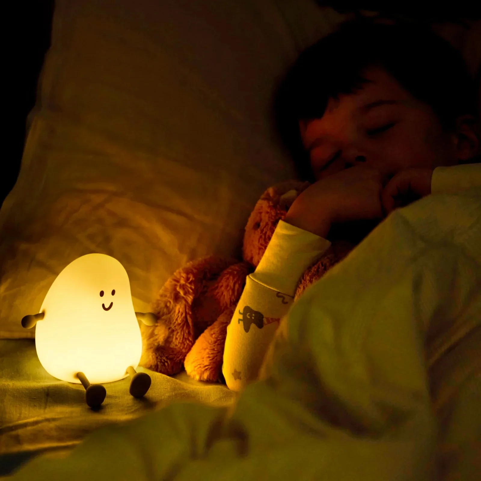 Blobby Bedtime Lamp Taupe - Image 2