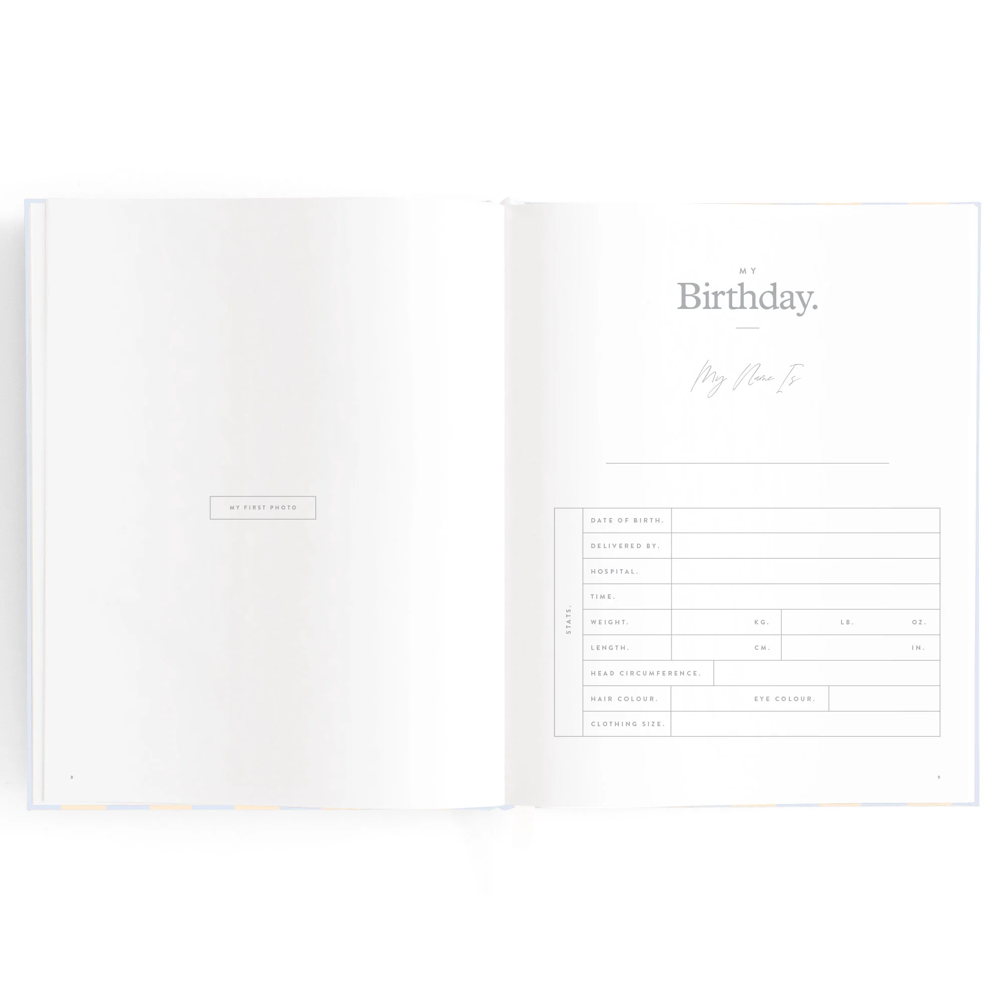 Baby Book - Cloud Stripe - Image 3