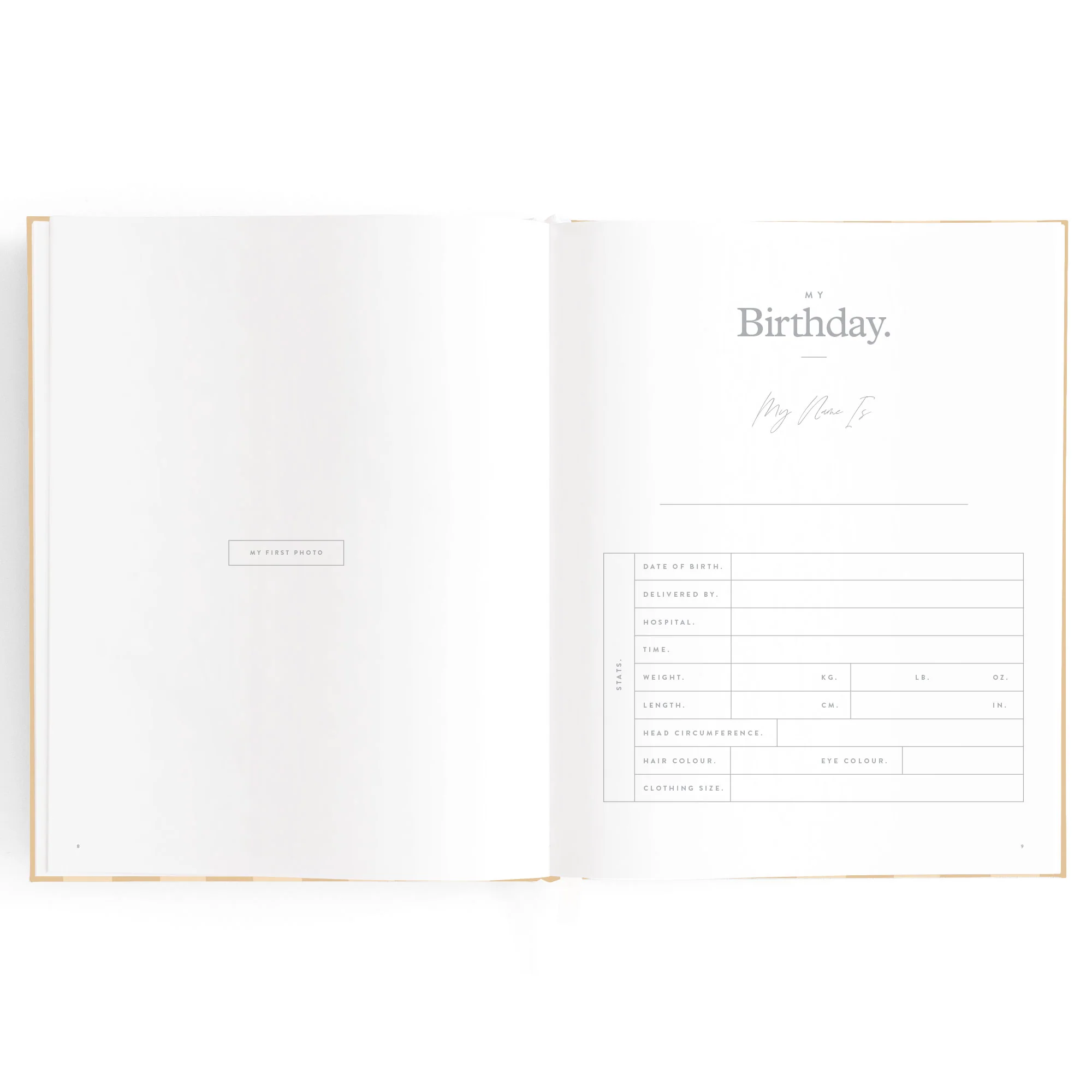 Baby Book - Coffee Stripe - Image 4