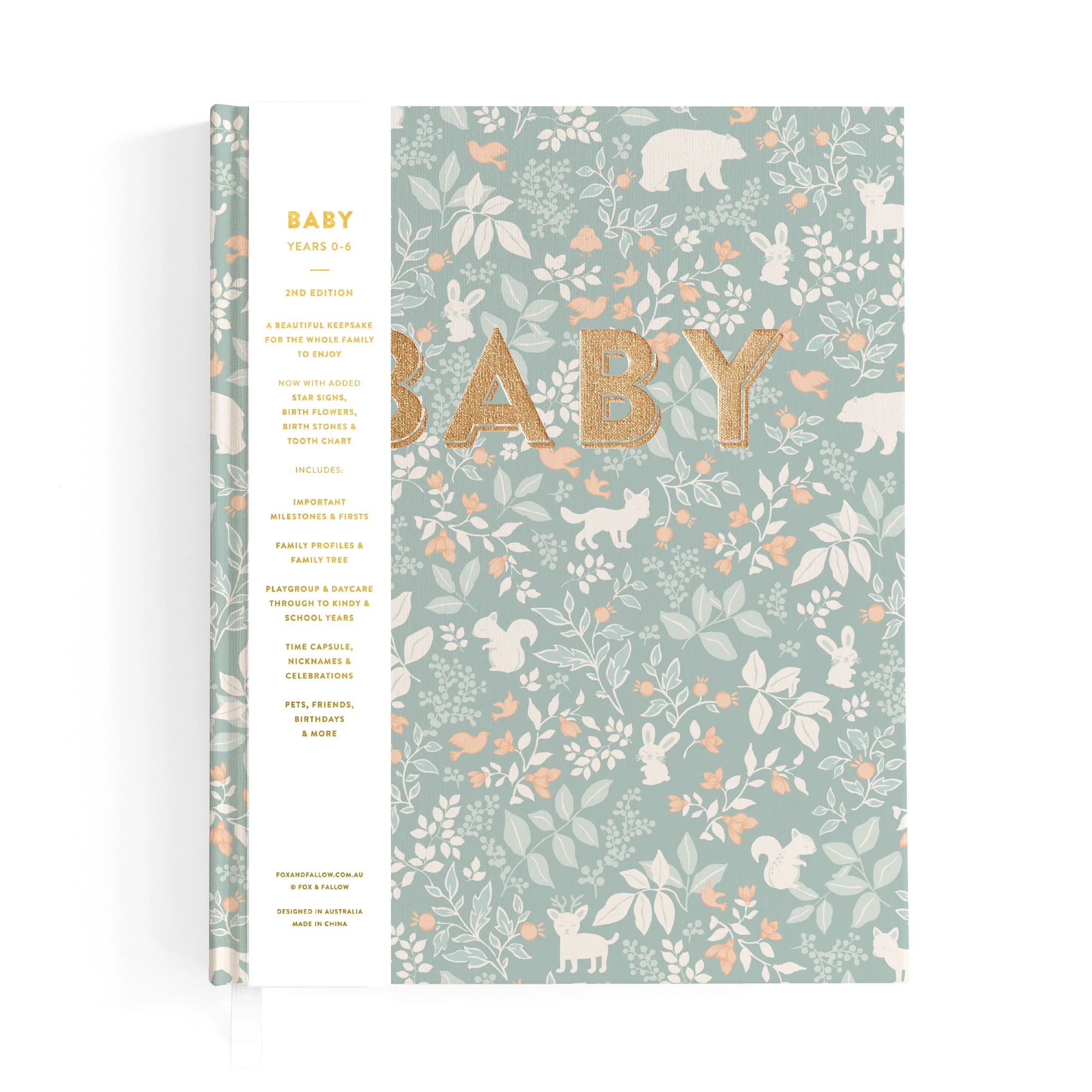 Baby Book - Forest Friends Sage - Image 29
