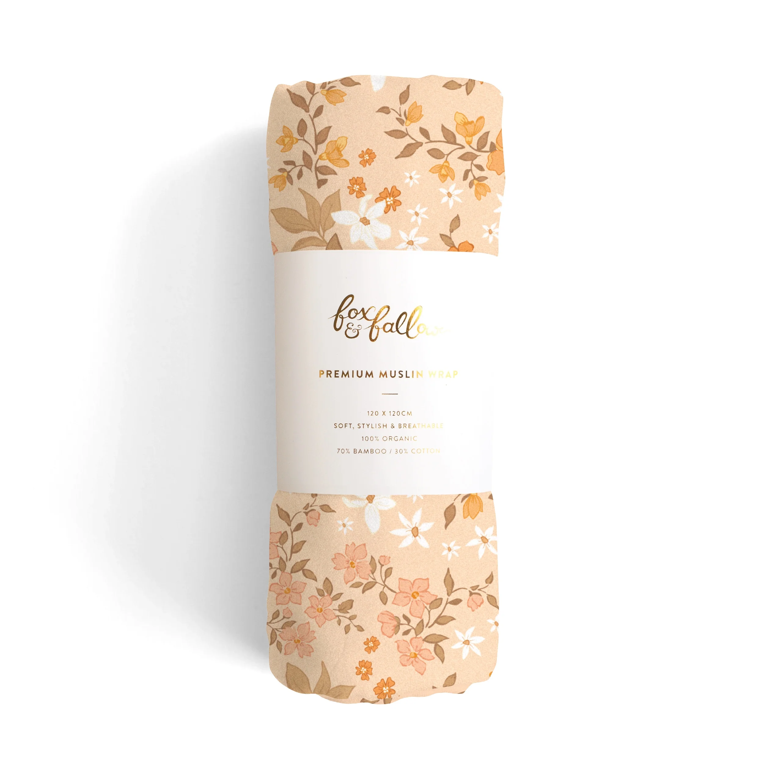 Organic Muslin Wrap - Sweet Pea