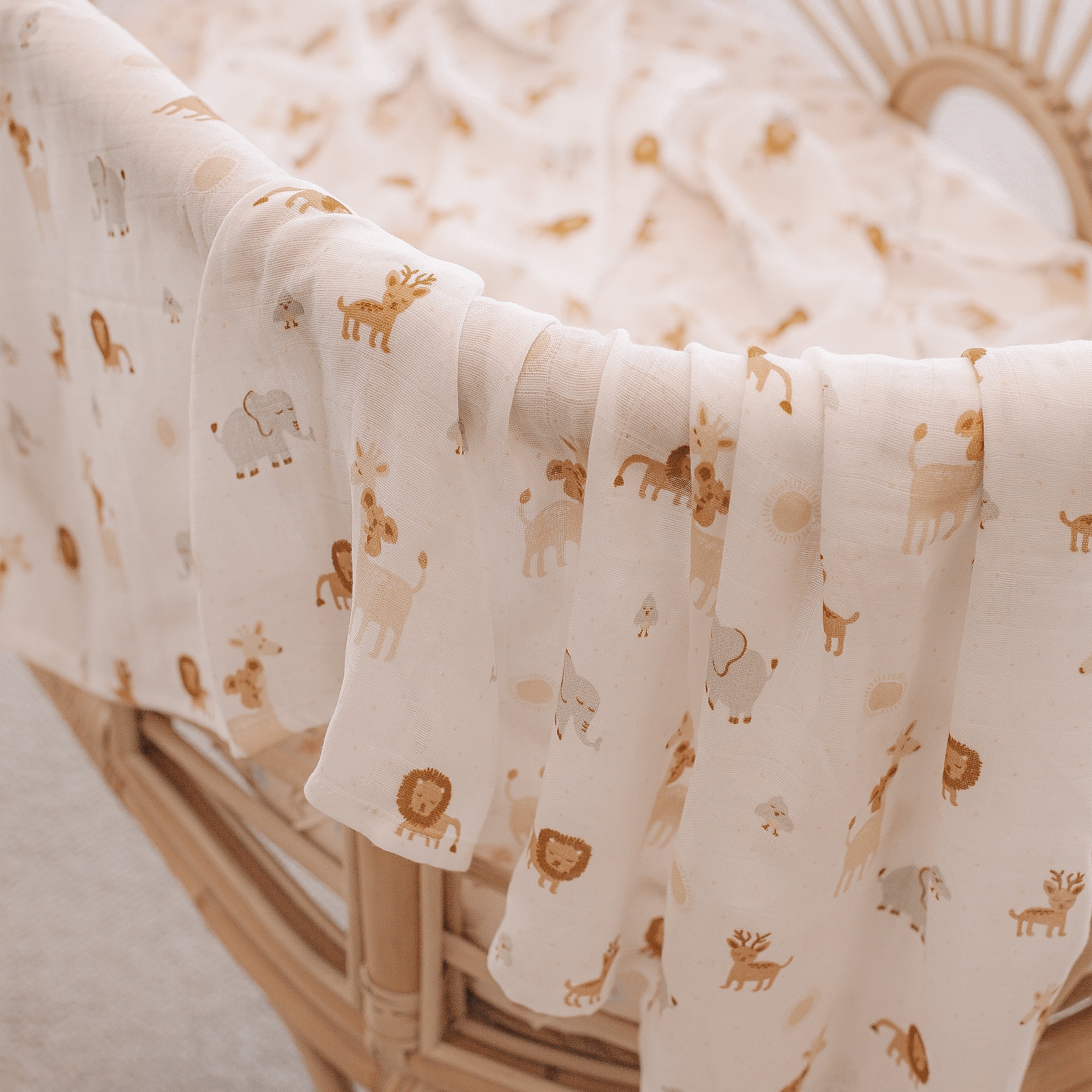 Organic Muslin Wrap - Welcome Party - Image 3
