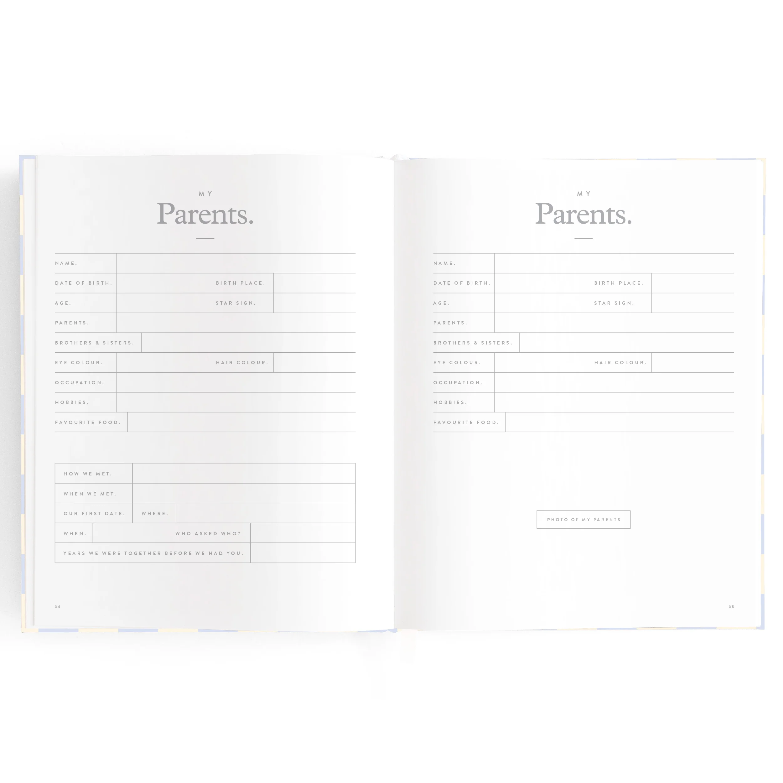 Baby Book - Blue Check - Image 16