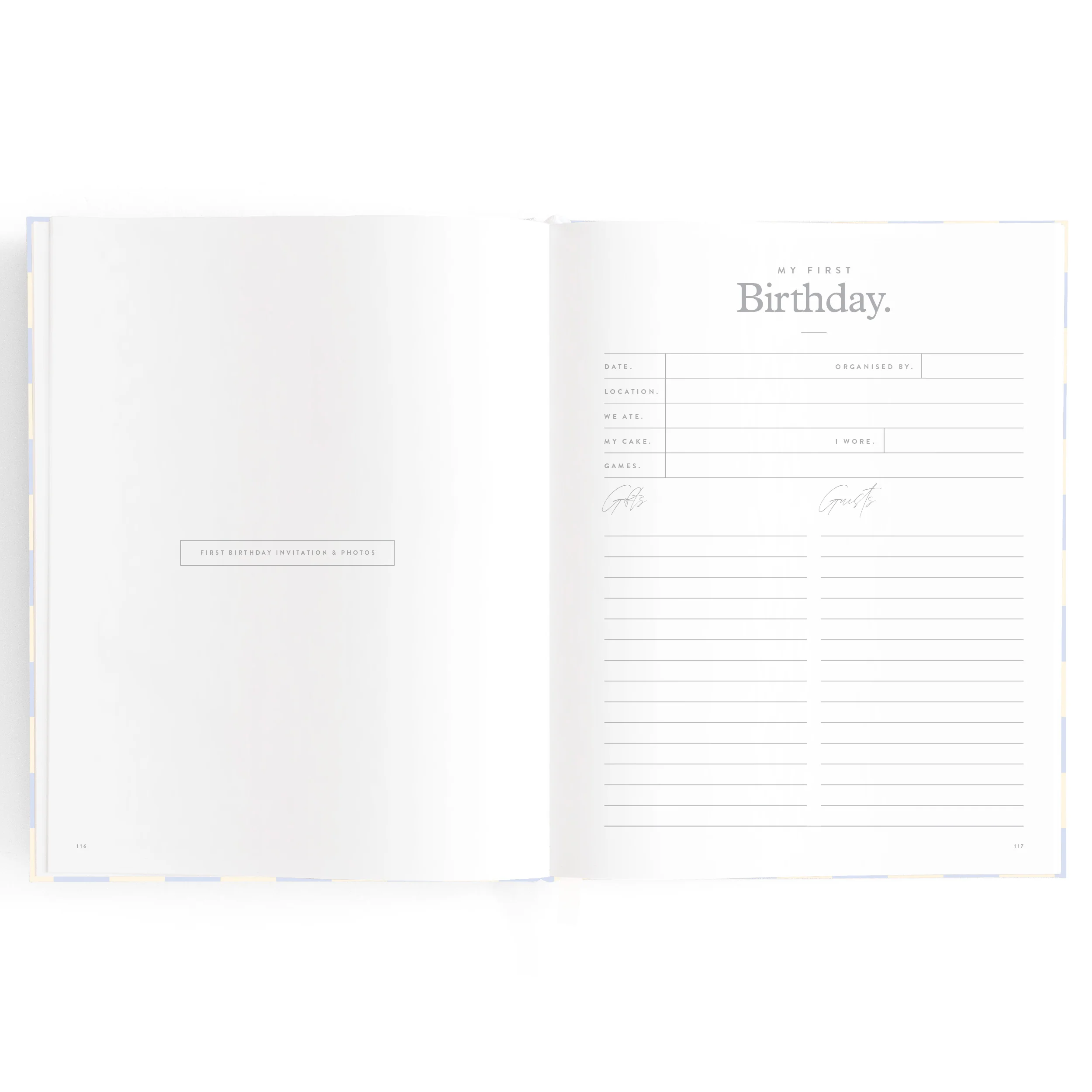 Baby Book - Blue Check (Boxed) - Image 25