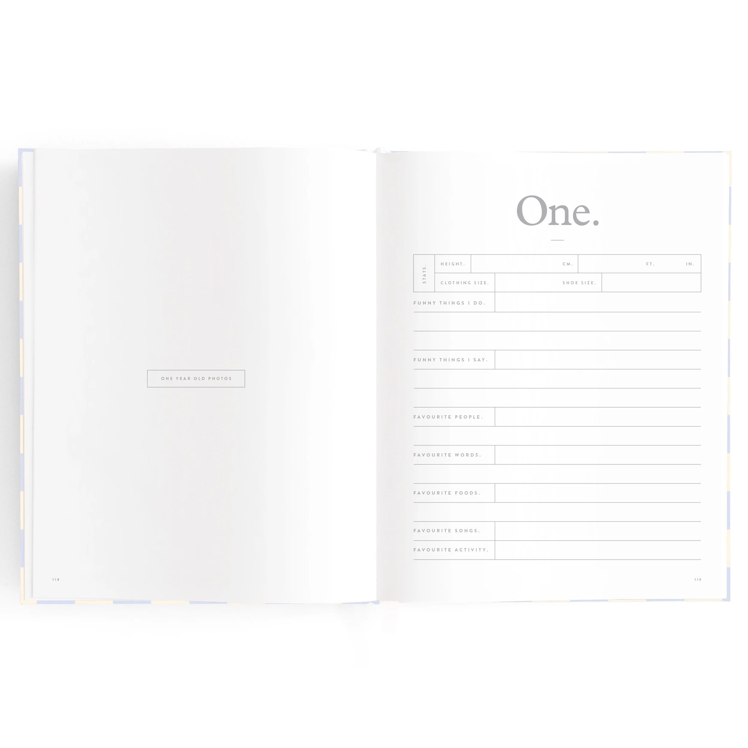 Baby Book - Blue Check (Boxed) - Image 26
