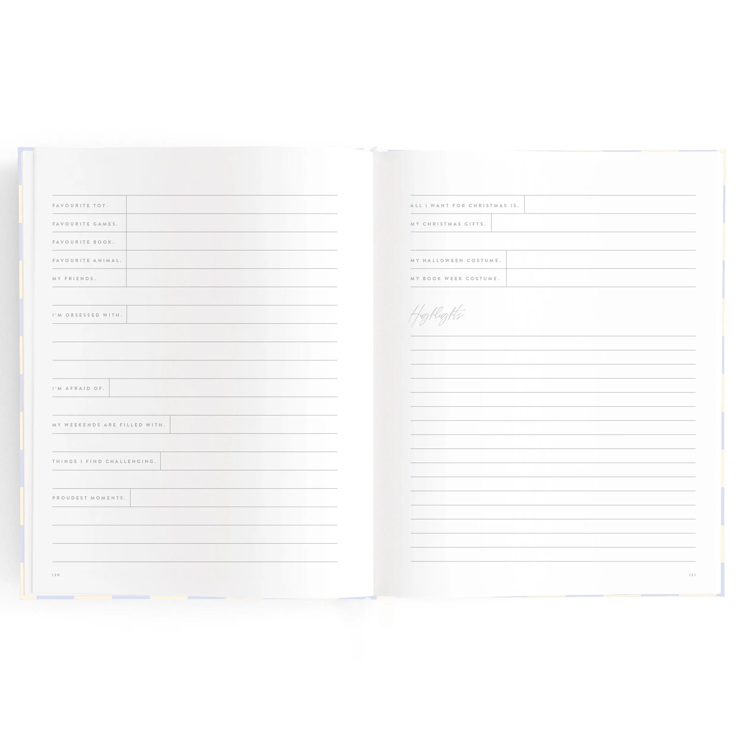 Baby Book - Blue Check (Boxed) - Image 27