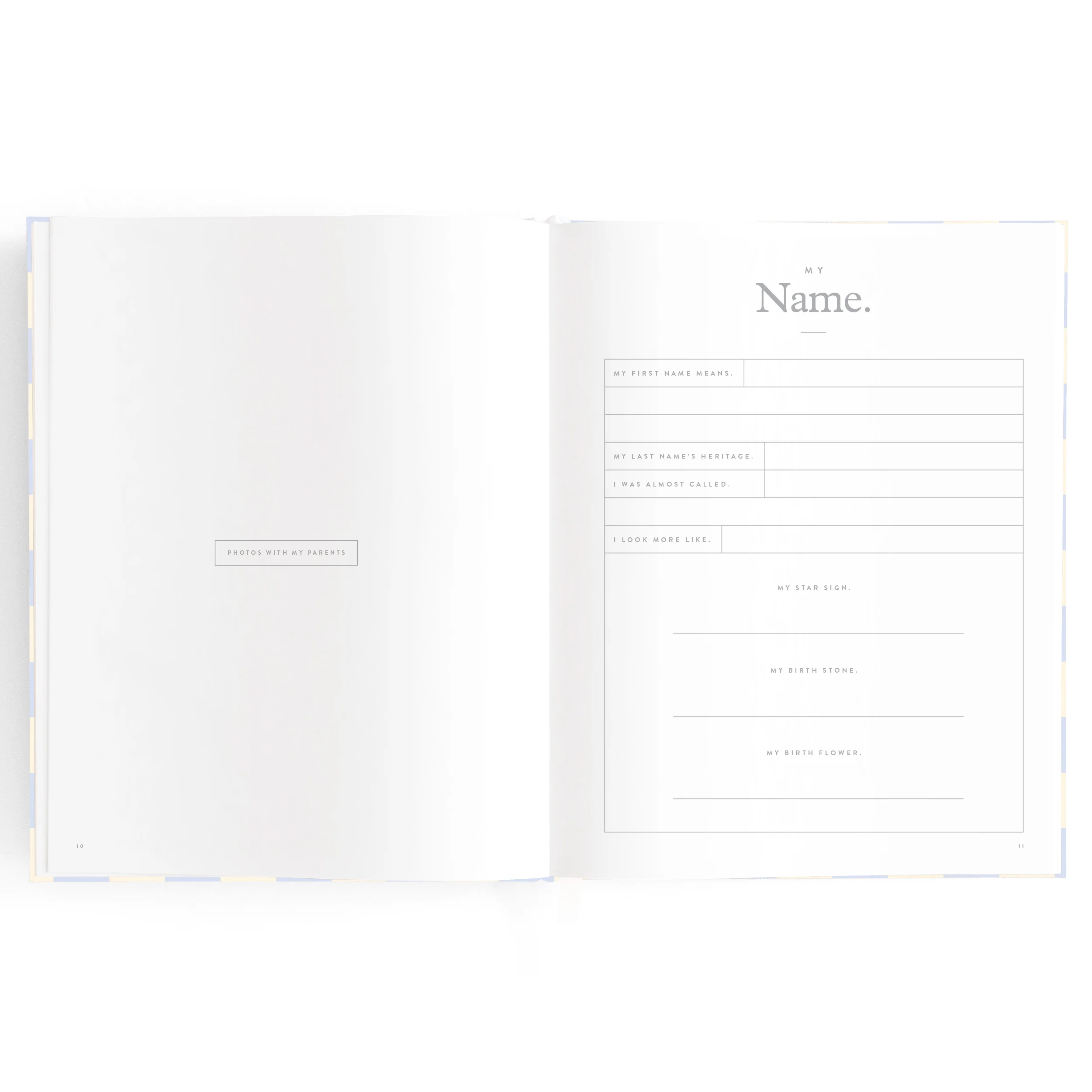 Baby Book - Blue Check (Boxed) - Image 9