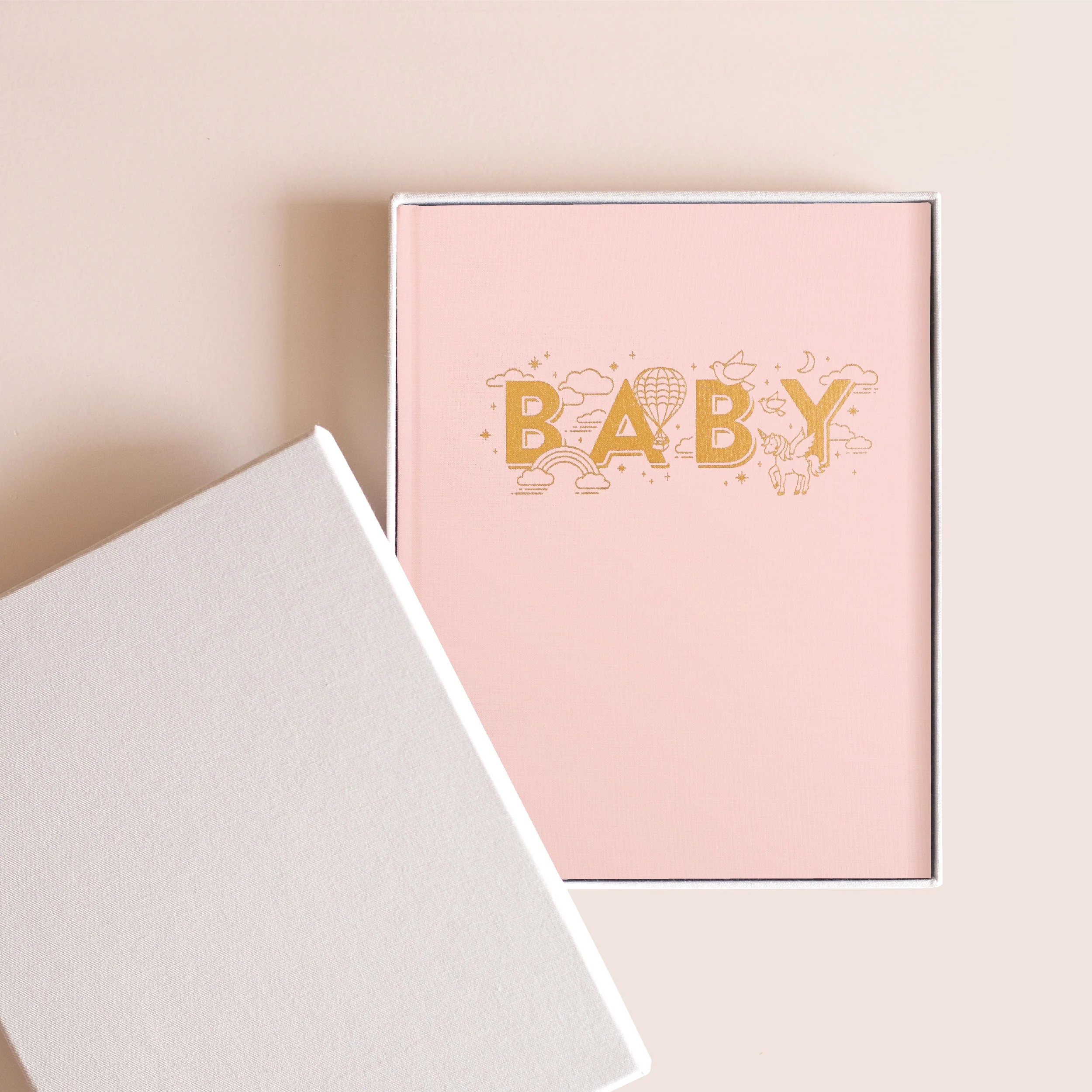 Baby Book - Rose (Boxed)