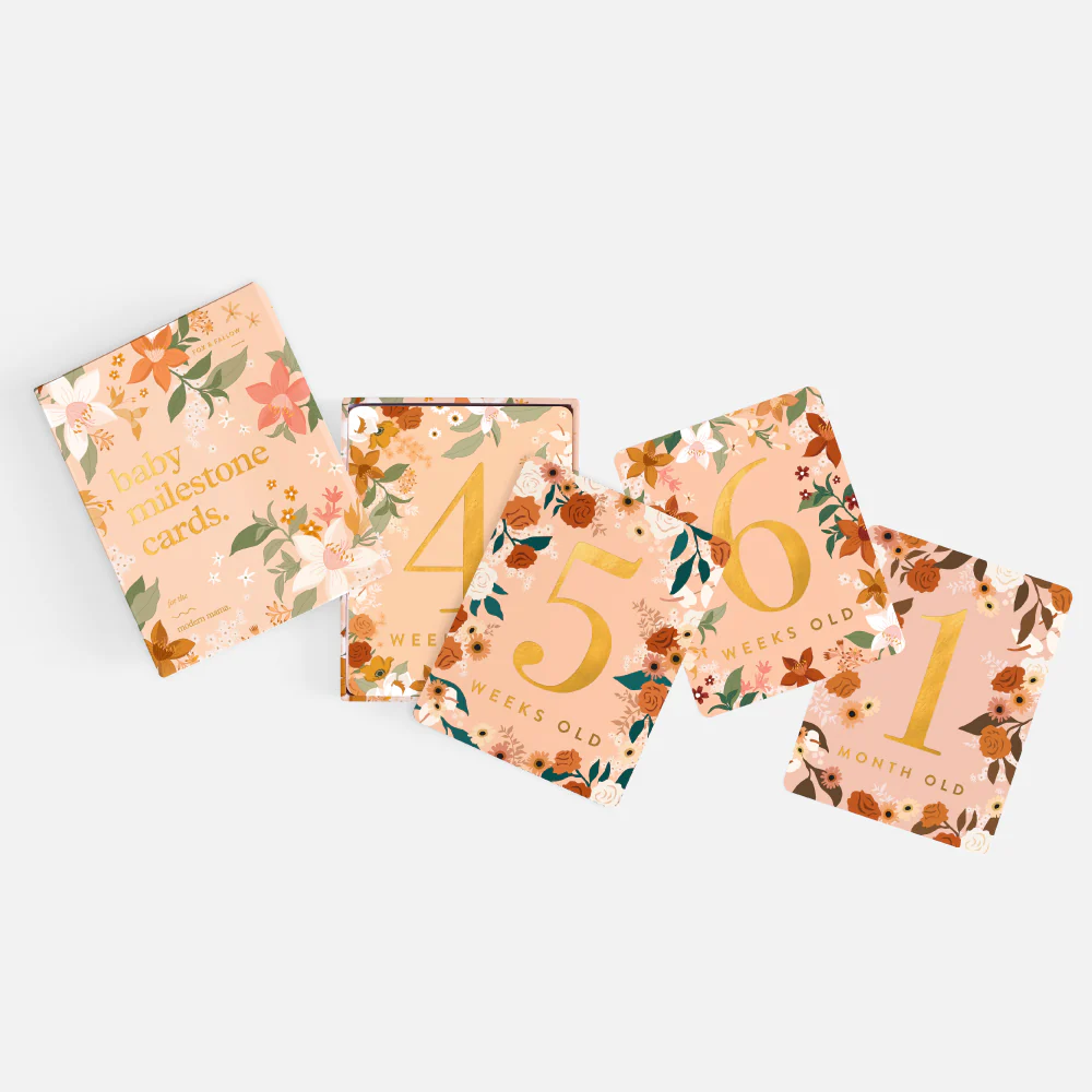 Baby Milestone Cards - Floral - Image 7