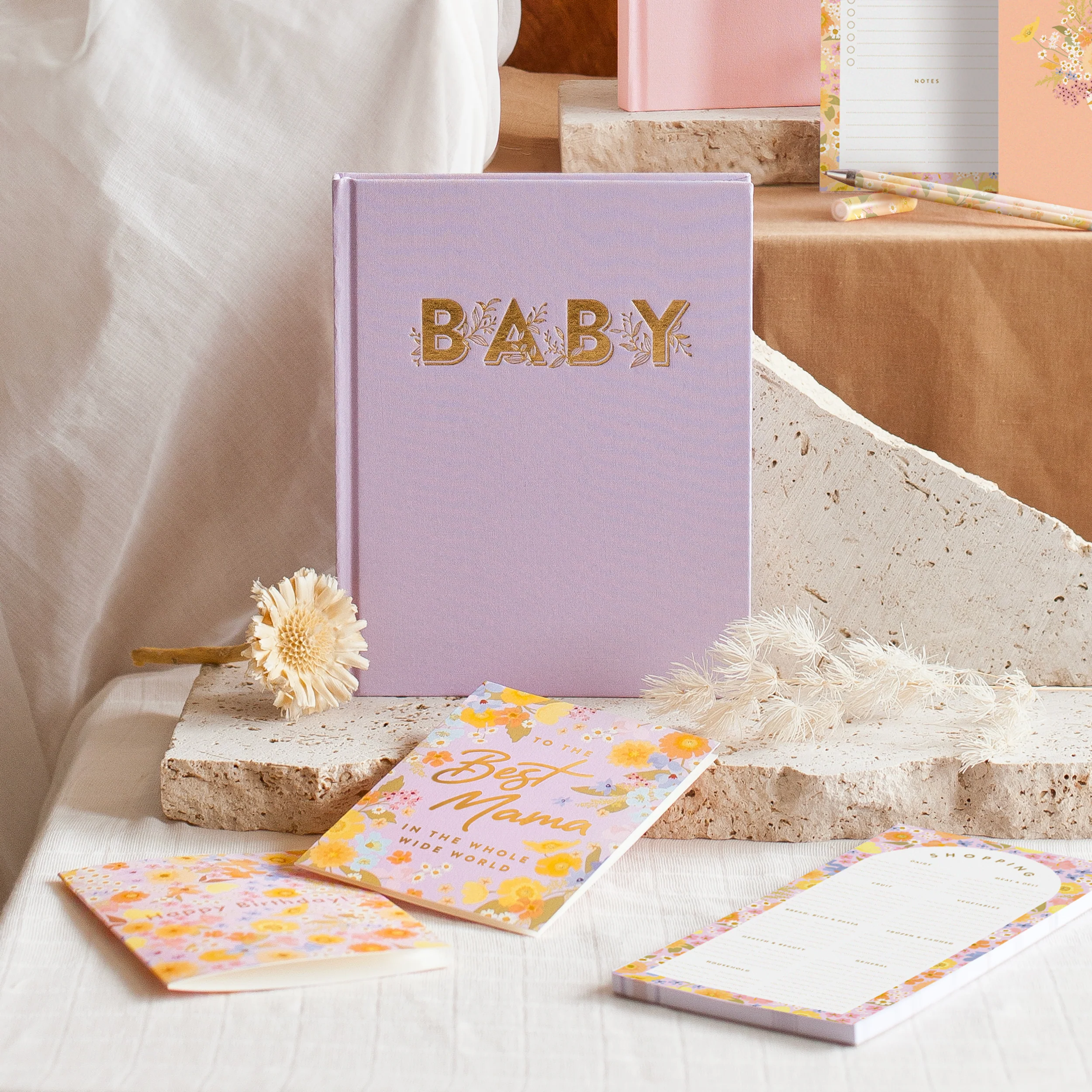 Mini Baby Book - Lilac (Boxed) - Image 5