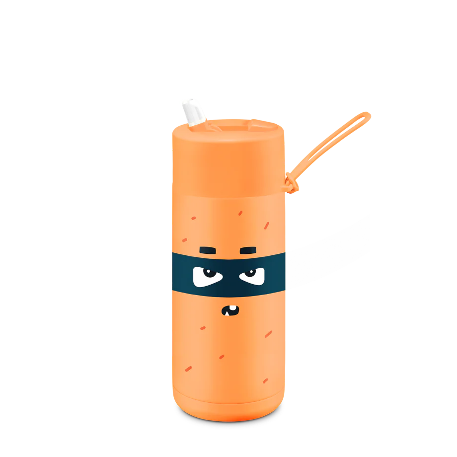 Frankster Drink Bottle 475ml - Neon Orange/Robin