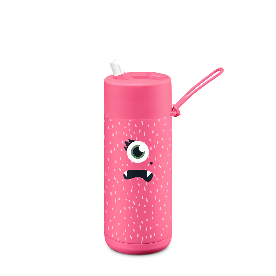 Frankster Drink Bottle 475ml - Neon Pink/Piper