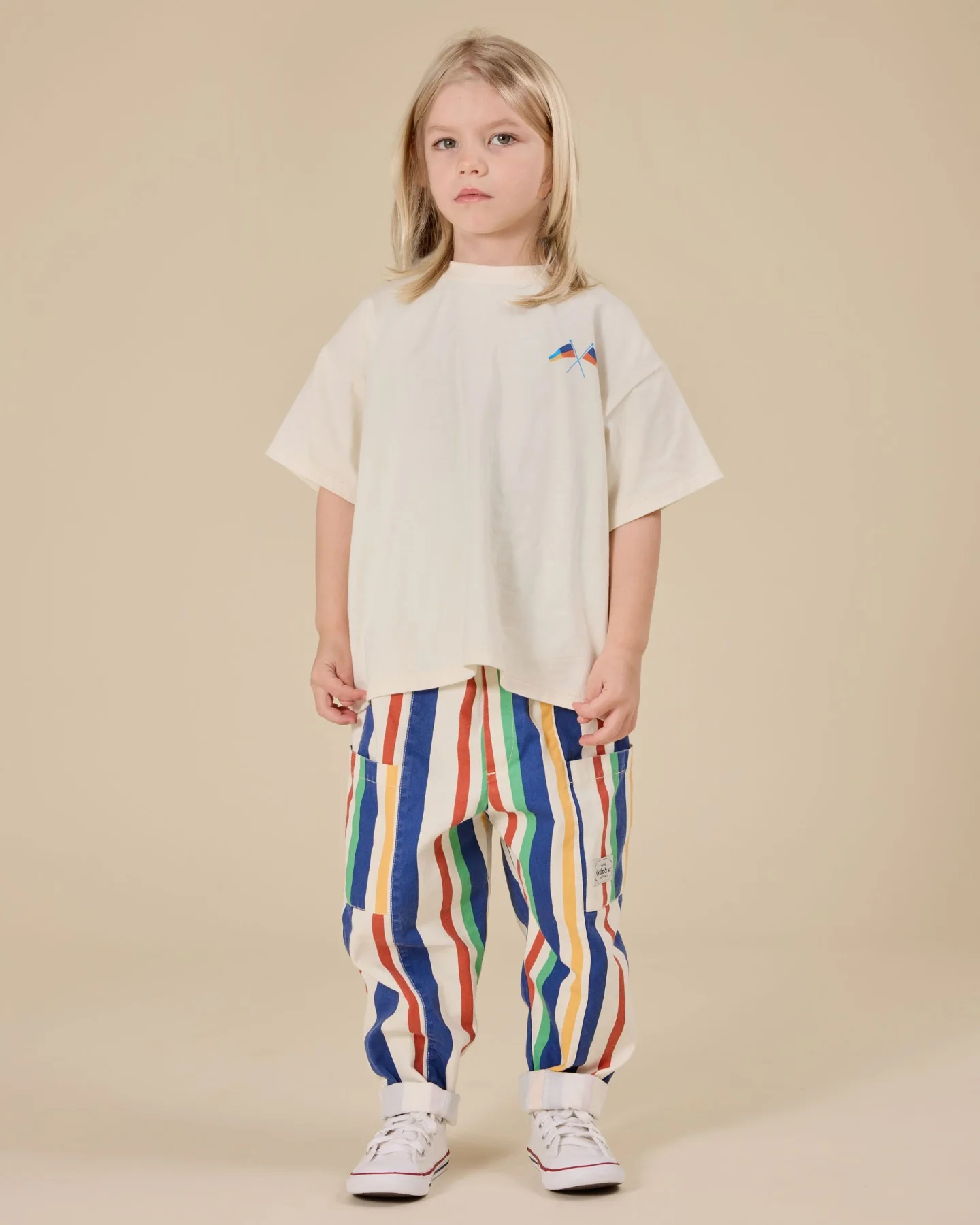 Kit Denim Pocket Pant - 90'S Bold Stripe - Image 3