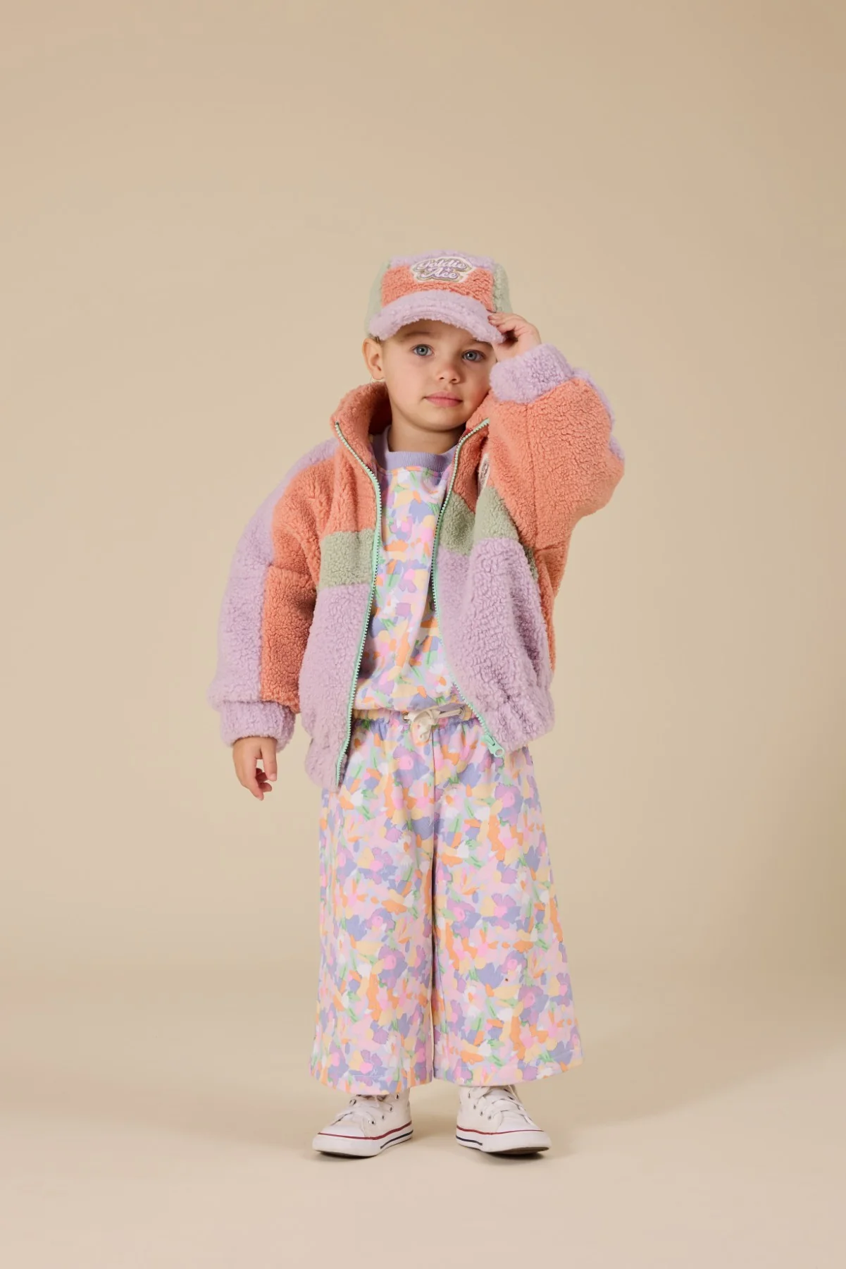 Blair Sherpa Cap - Lilac - Image 2