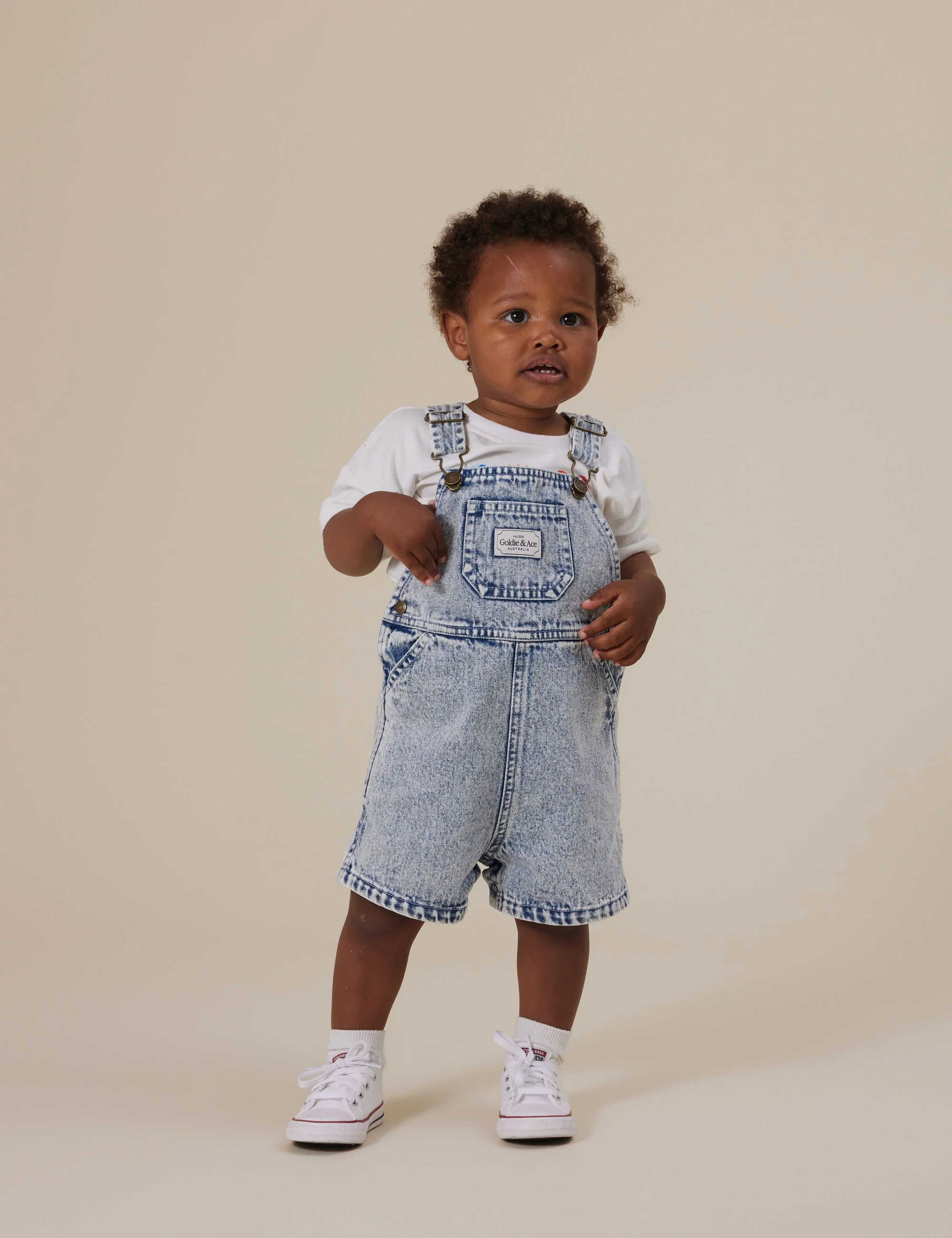 Burton Vintage Washed Denim Overalls - Image 4