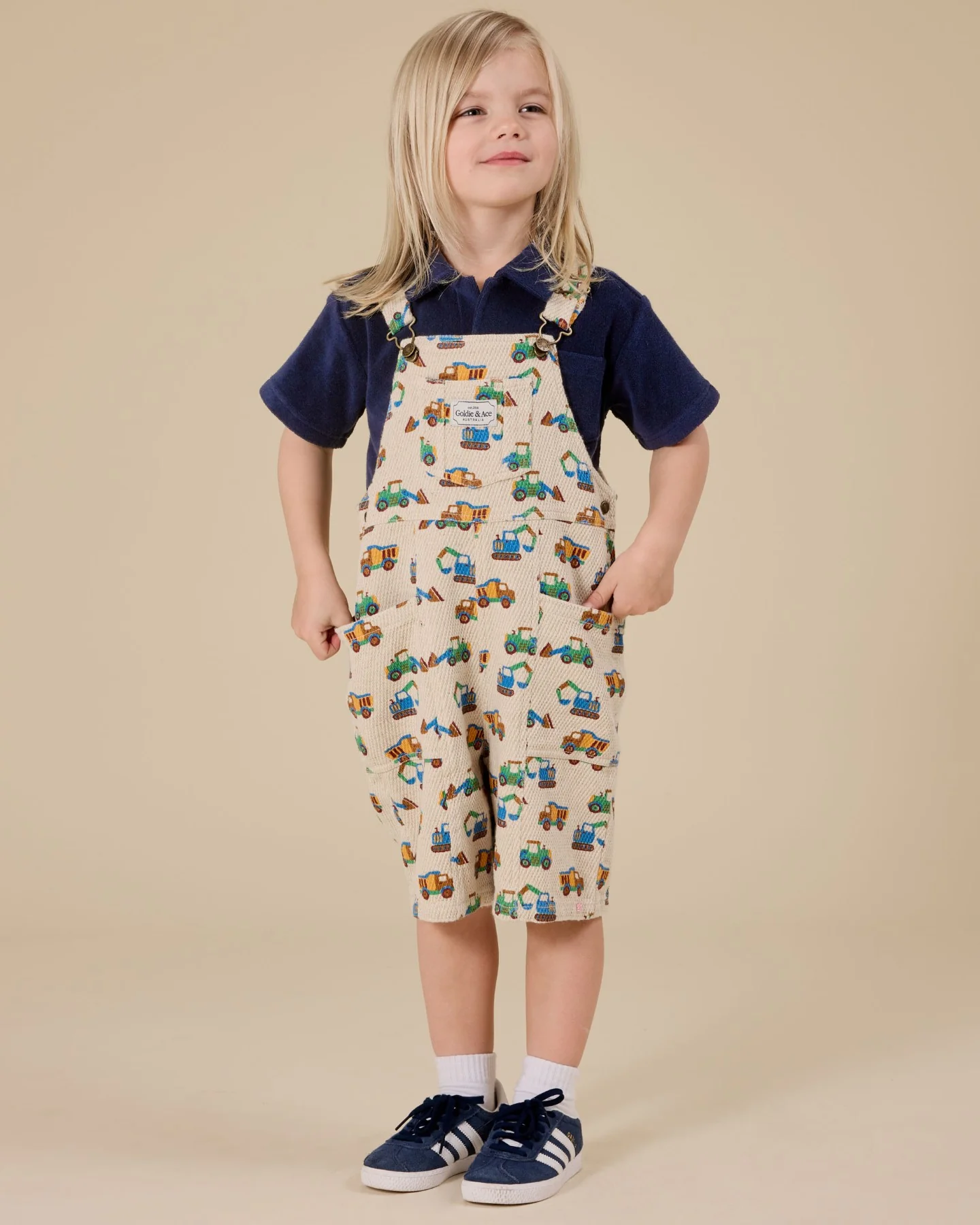 Diggers James Pocket Overalls - Sand - Image 4