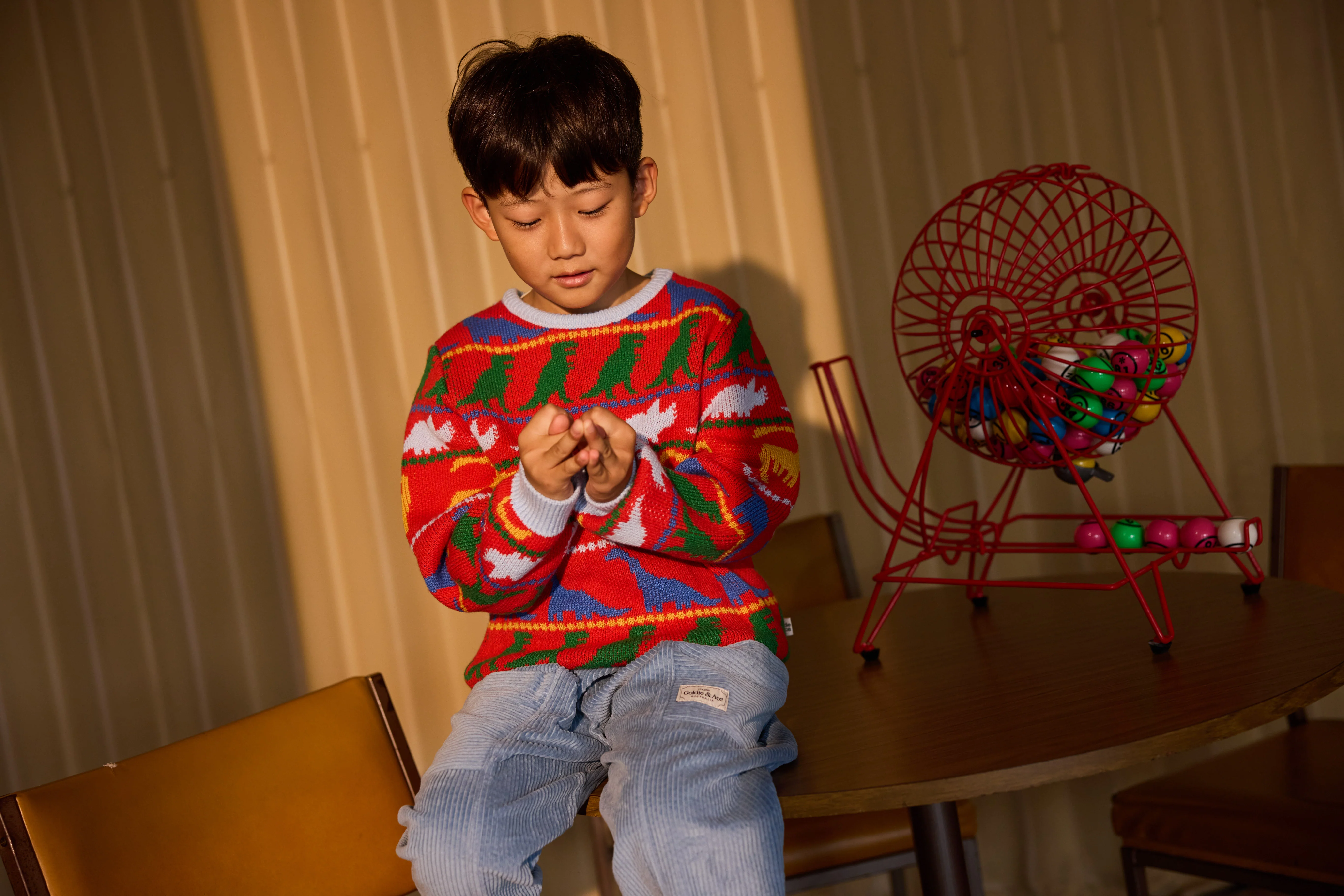 Goldie + Ace Dino Knit Jumper - Image 2