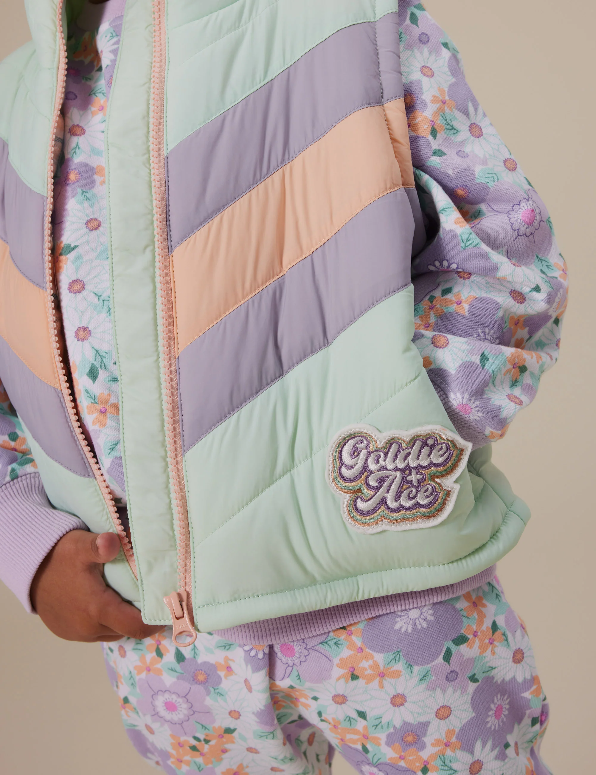 Goldie + Ace Flora Relaxed Terry Sweater - Image 4