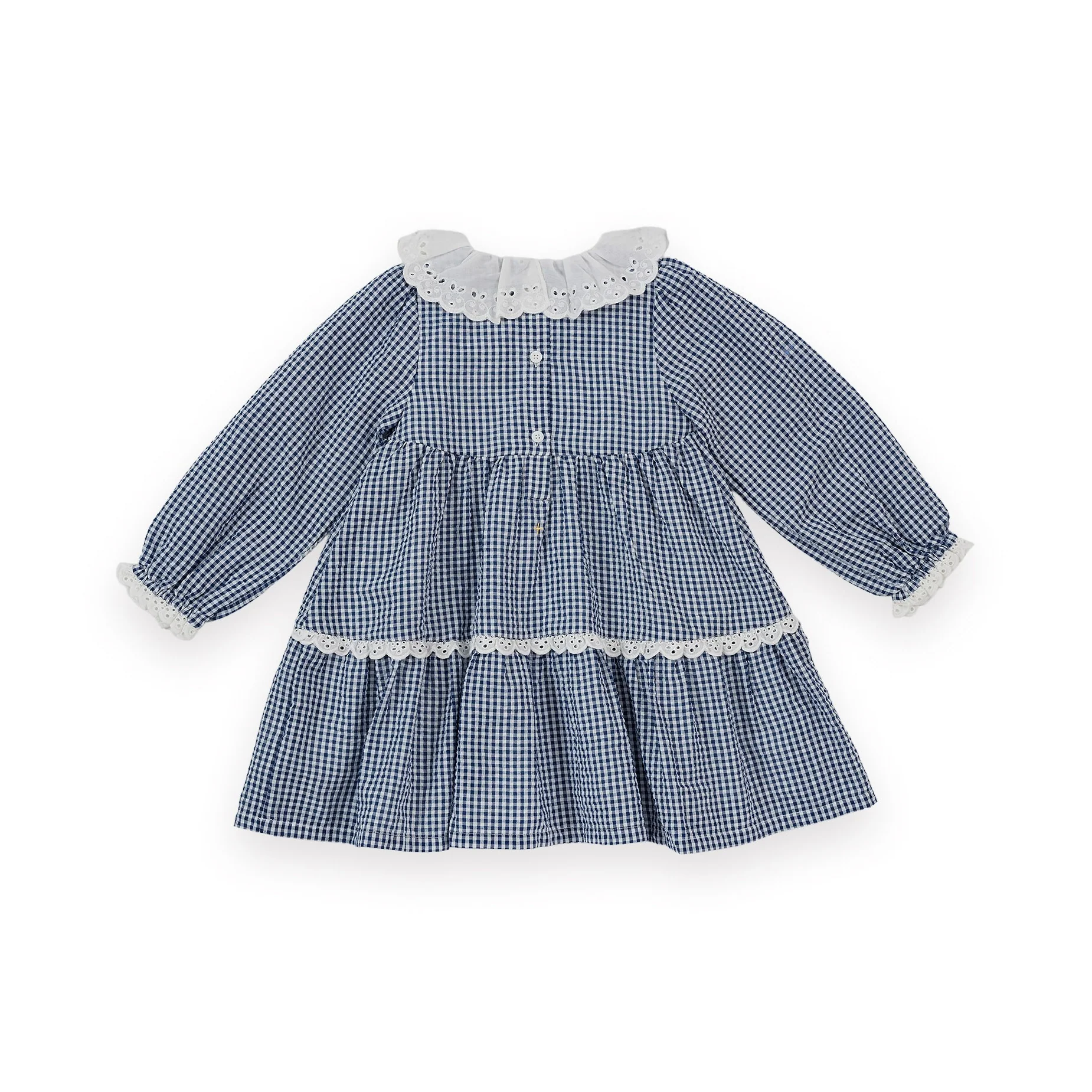 Gingham Collared Dress - Image 5