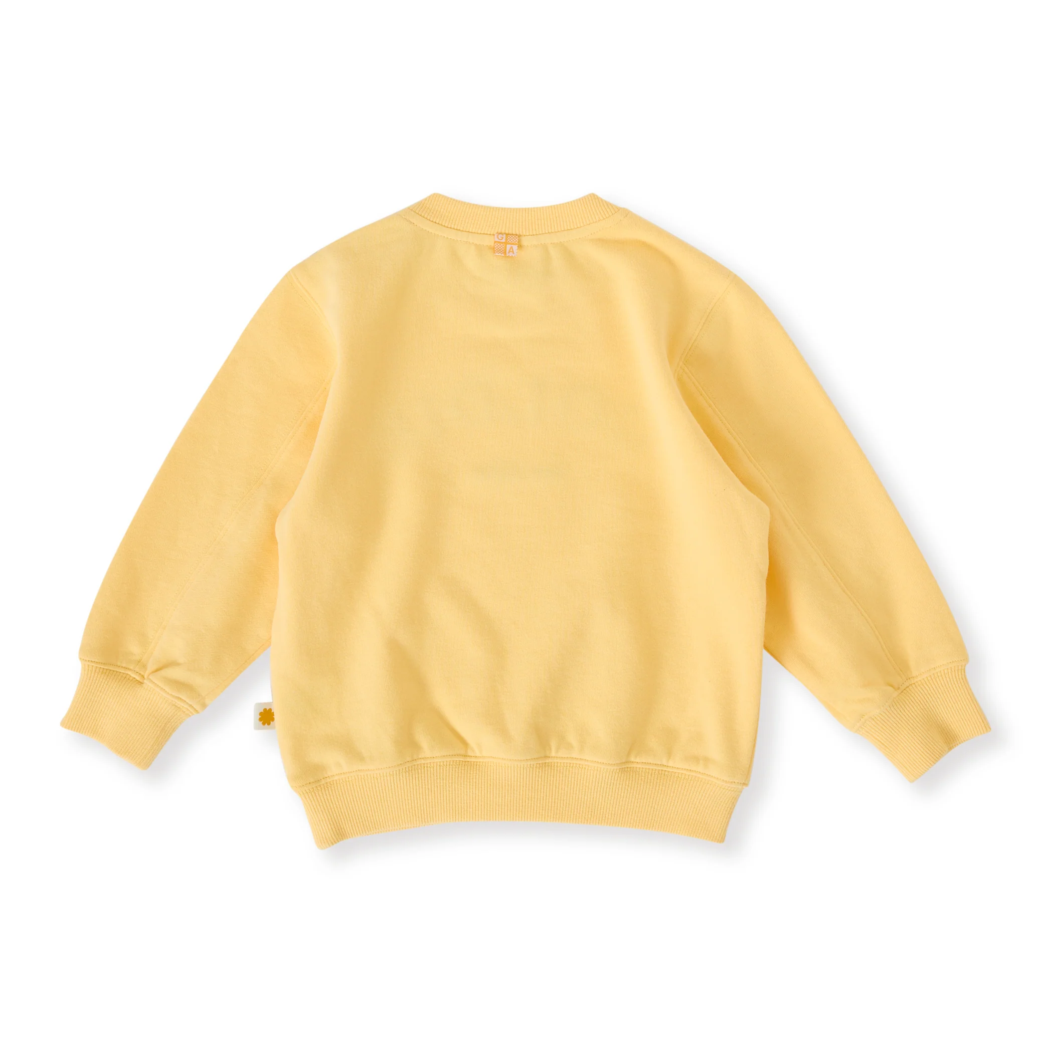 Goldie + Ace Goldie Crew Embroidered Sweater - Lemon - Image 8