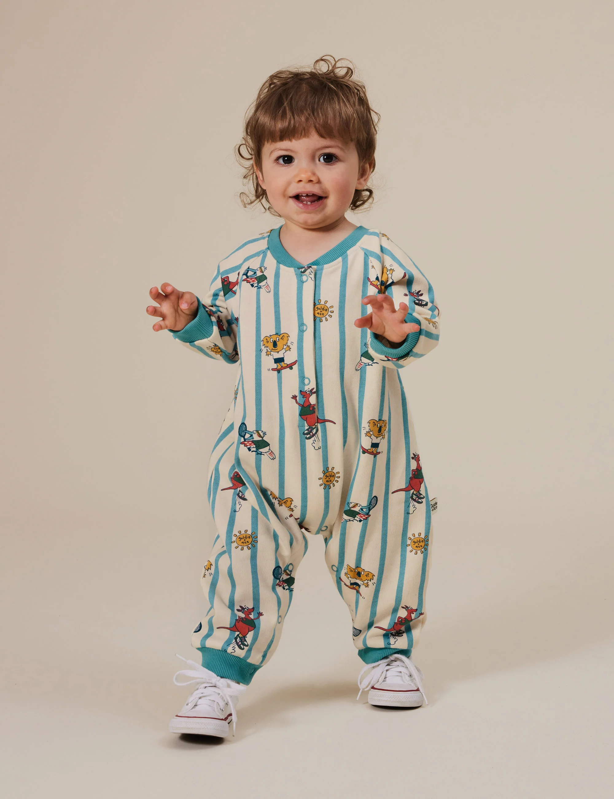 Goldie + Ace Goldie Squad Relaxed Terry Romper - Image 2