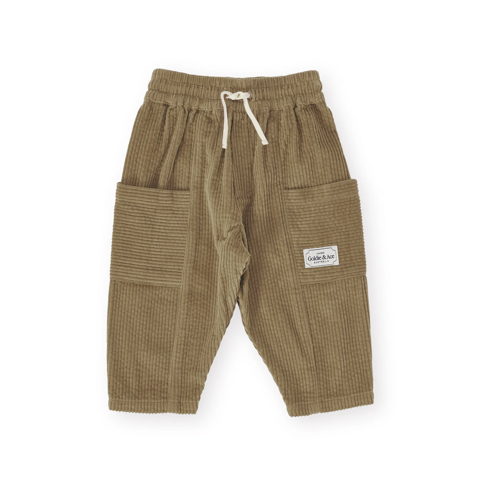 Kit Corduroy Pocket Pant Khaki