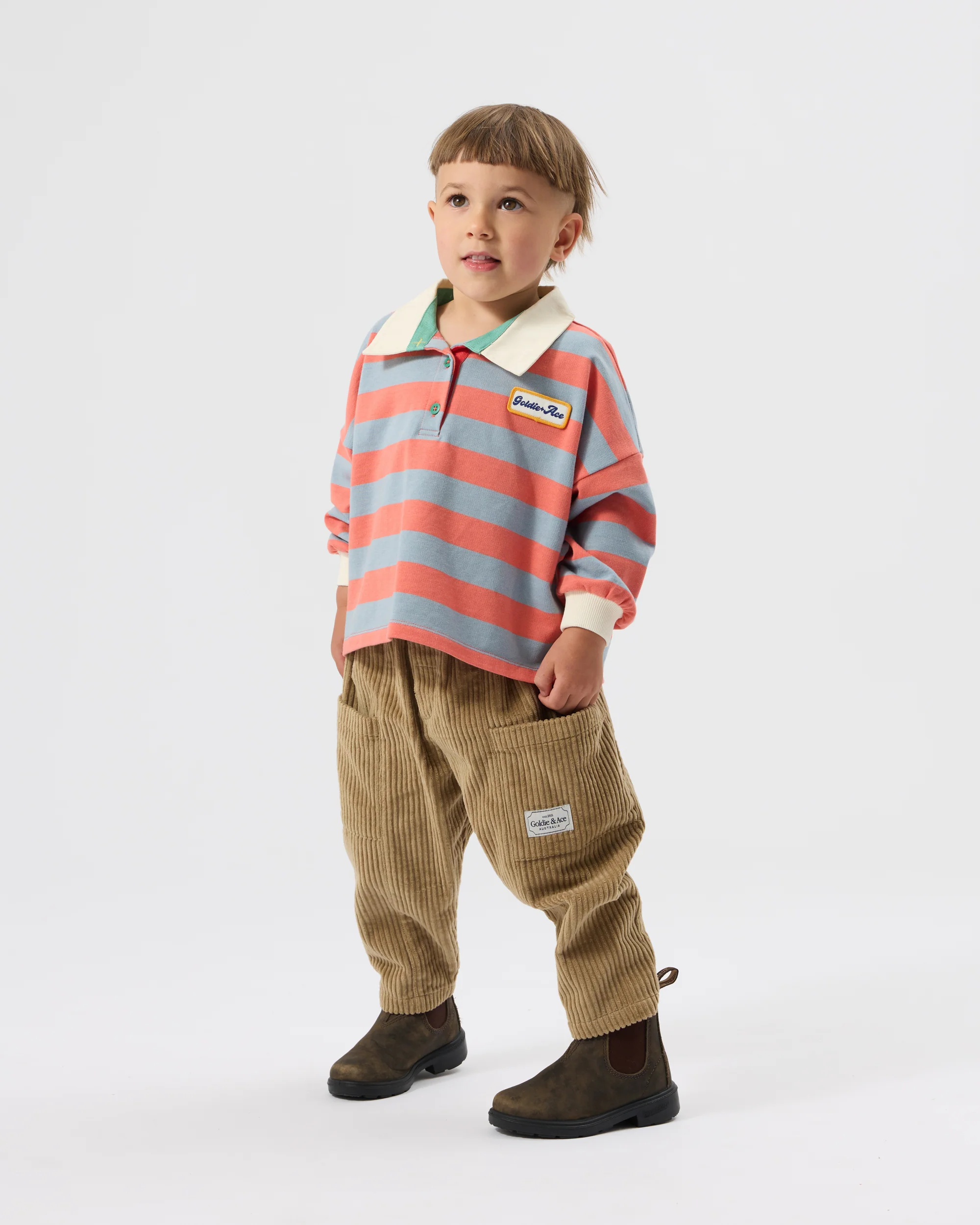 Kit Corduroy Pocket Pant Khaki - Image 2