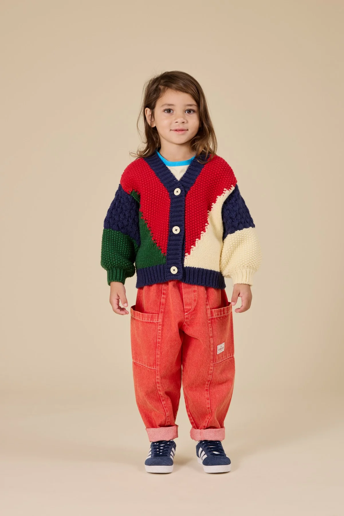 Kit Denim Pocket Pant - Apple Red - Image 5