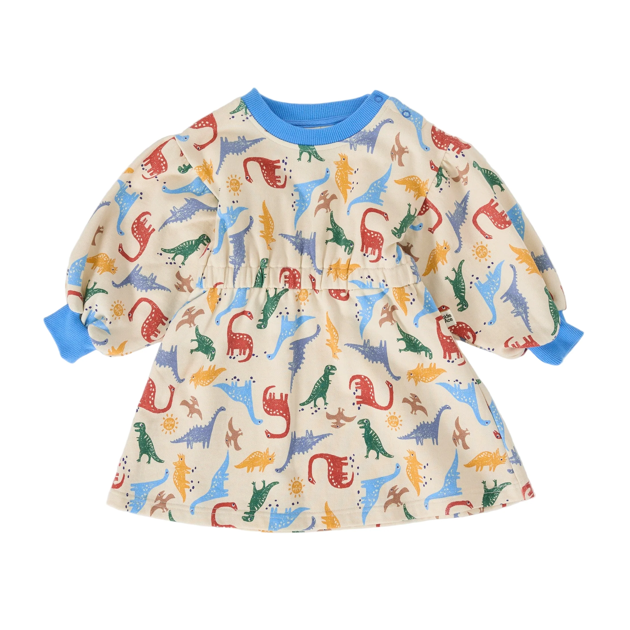 Goldie + Ace Leah Long Sleeve Dress Dino-Mite