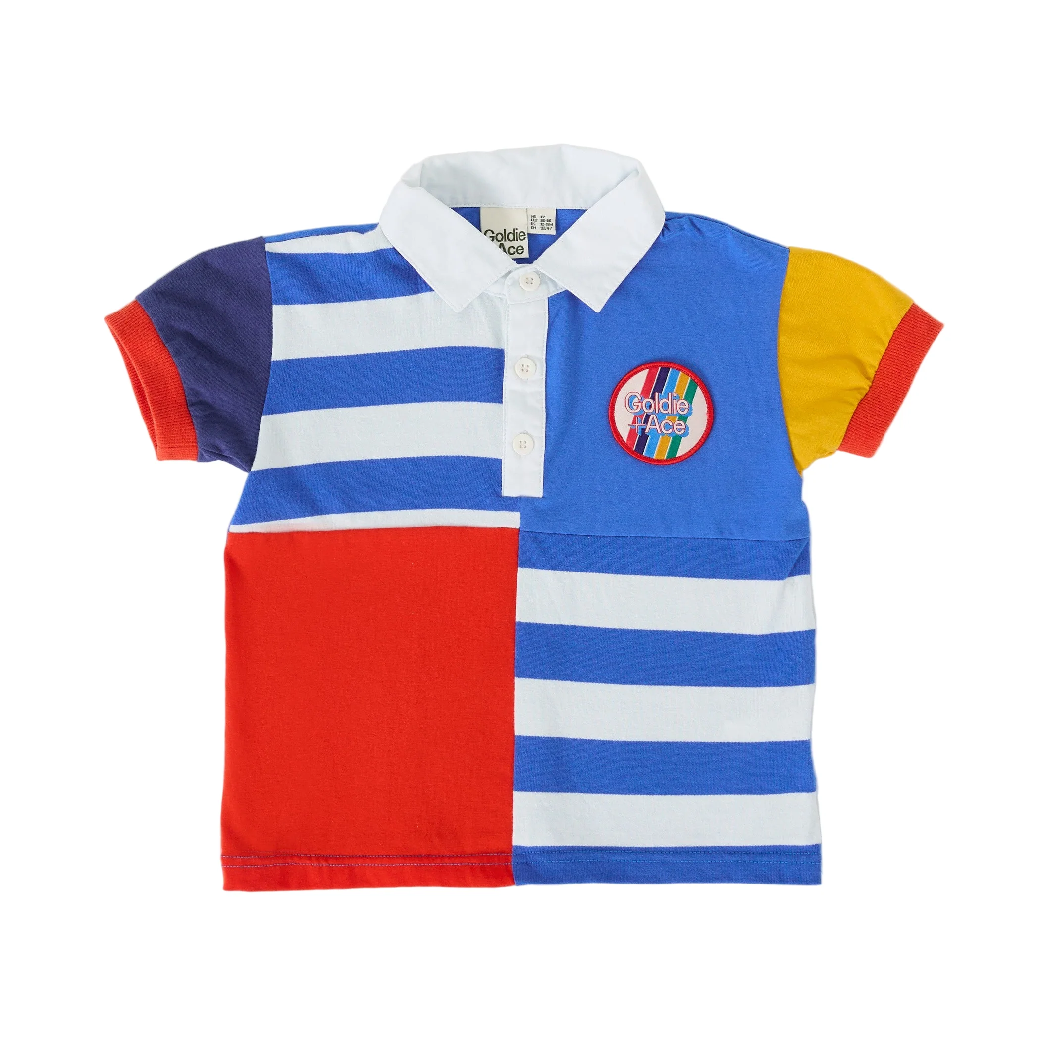 Goldie + Ace Myles Colour Block Polo Shirt