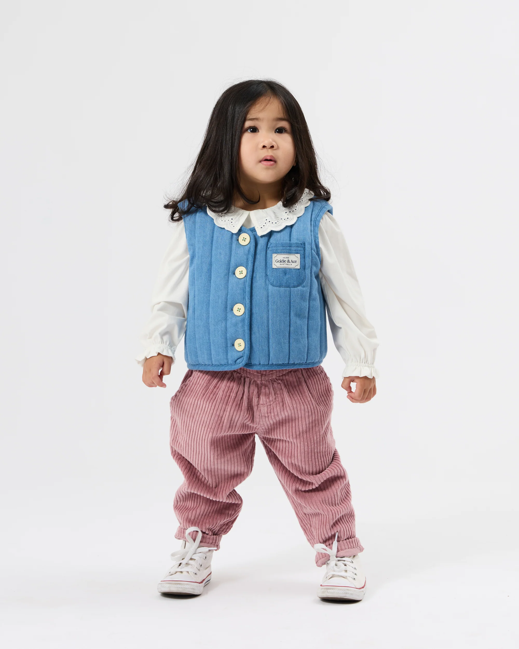 Nora Corduroy Pant - Dusty Pink - Image 2