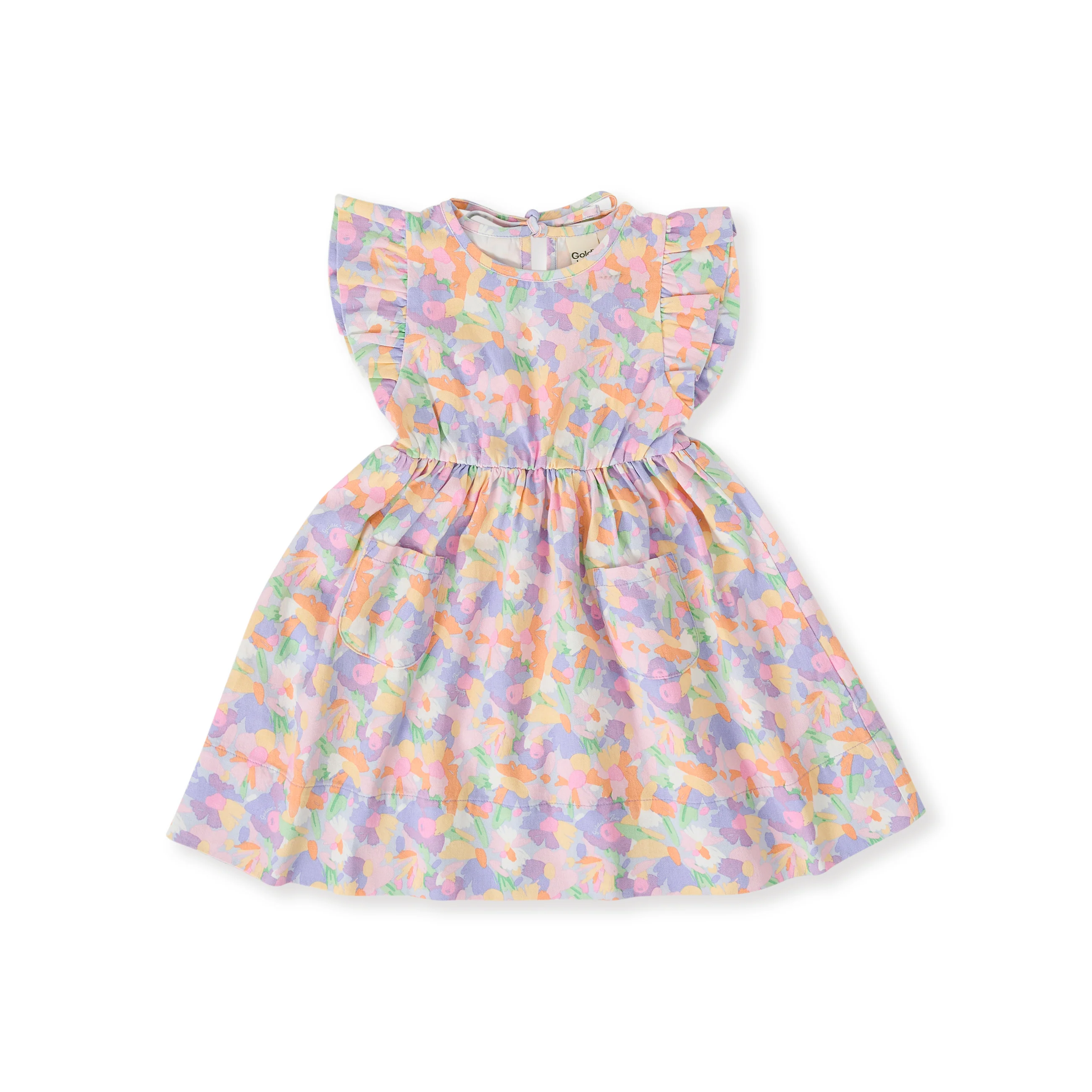 Goldie + Ace Pastel Bouquet Lyla Dress - Lilac Multi