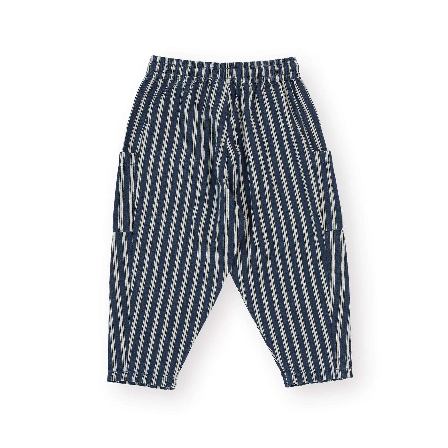 Railroad Stripe Kit Pocket Pant Indigo - Image 5