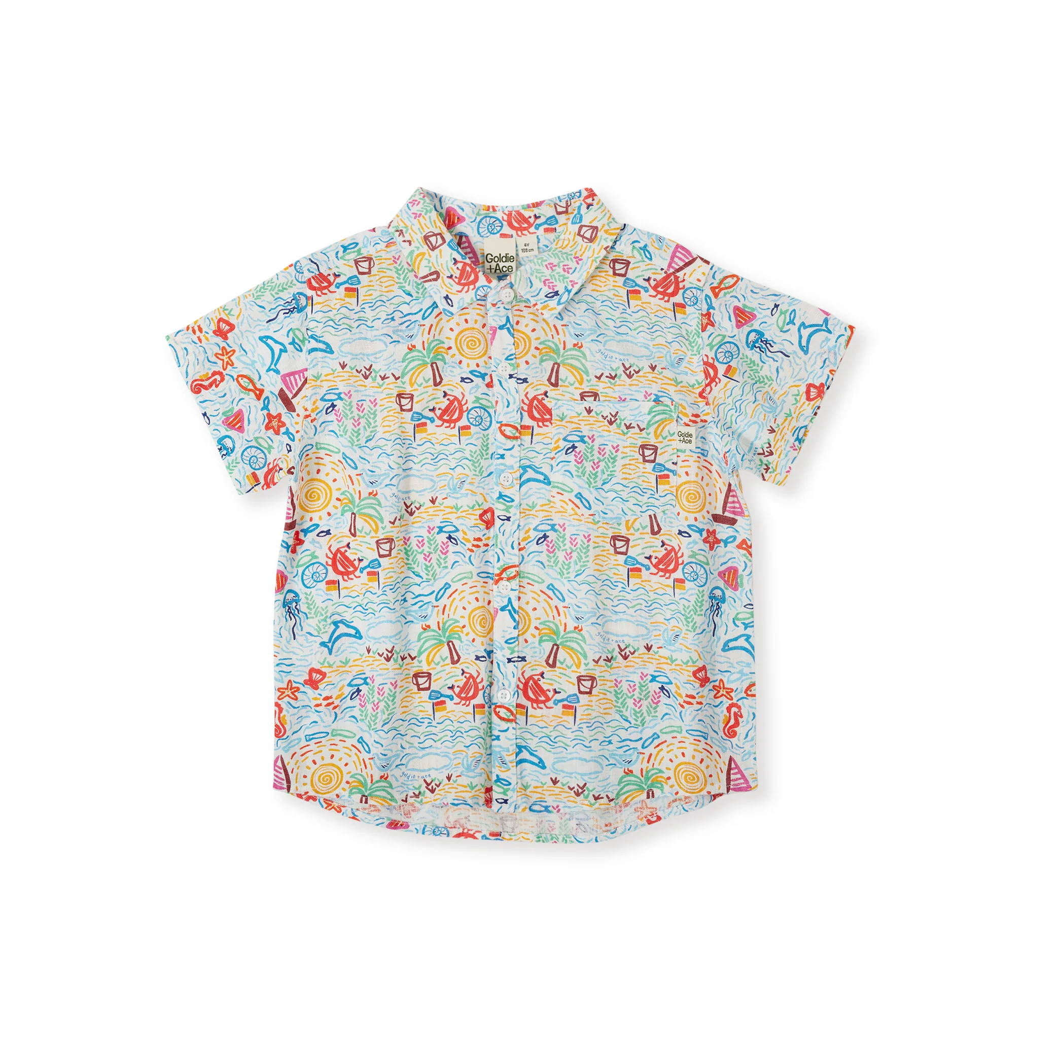 Goldie + Ace Summer Bay Holiday Shirt - Multi