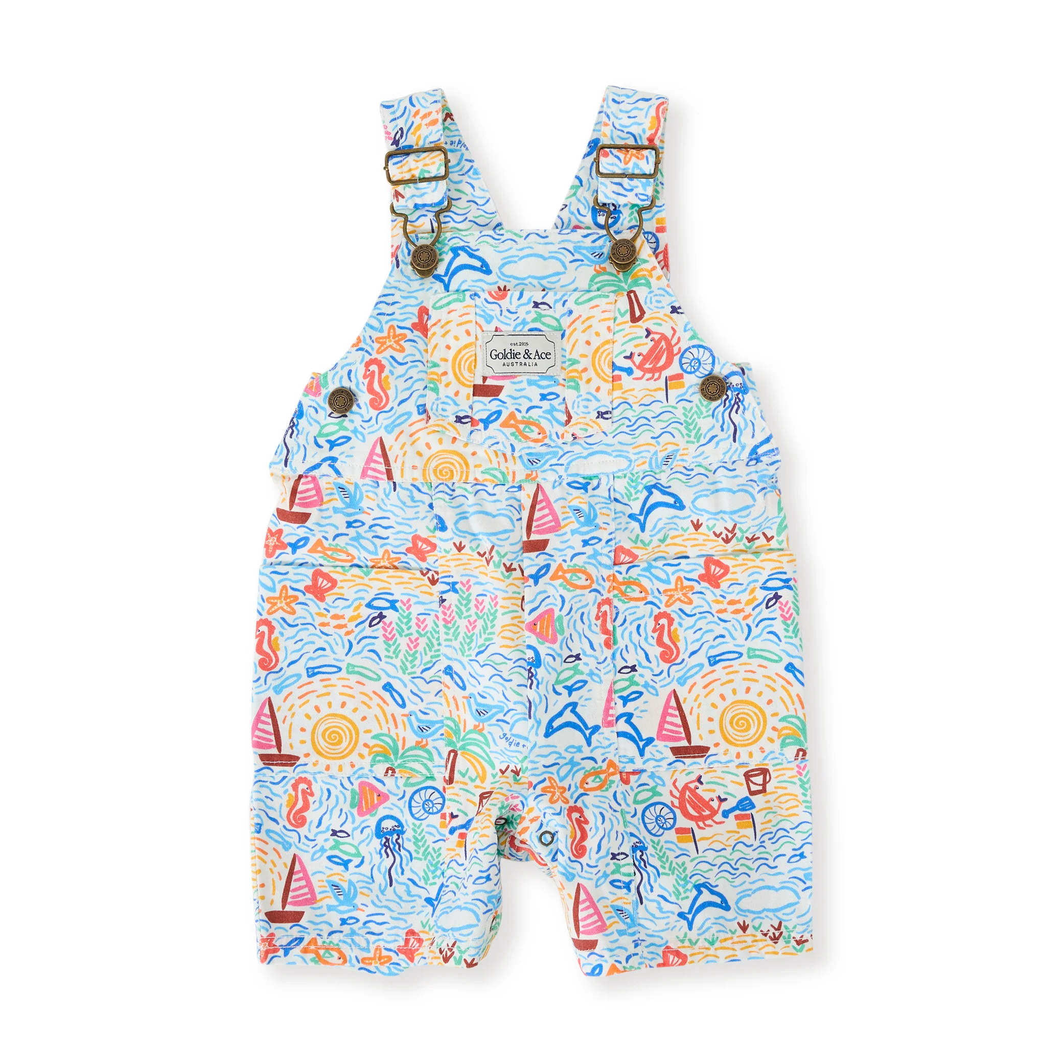 Summer Bay James Pocket Overalls - Multi