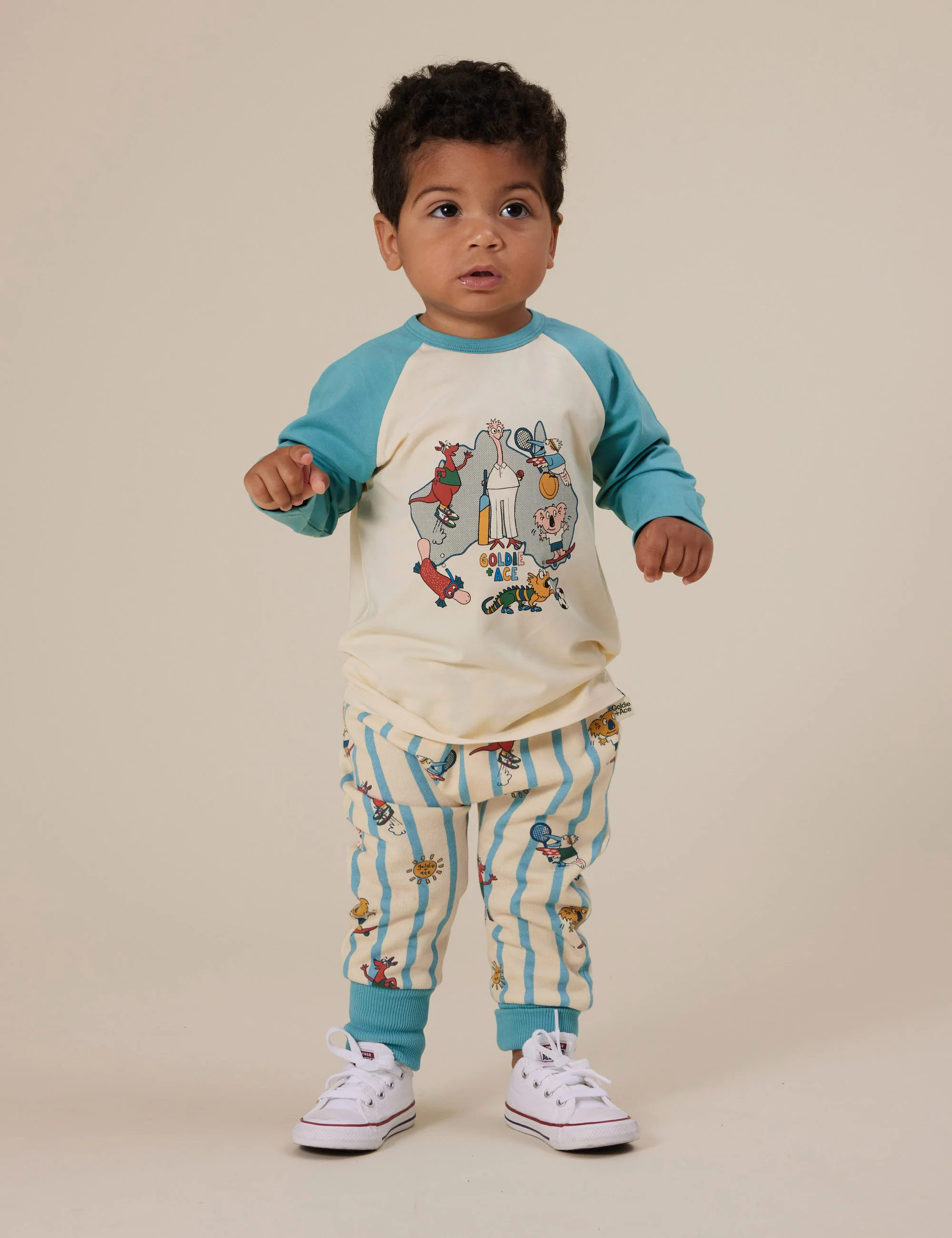 Goldie + Ace Team Goldie Raglan Long Sleeve Top - Image 3
