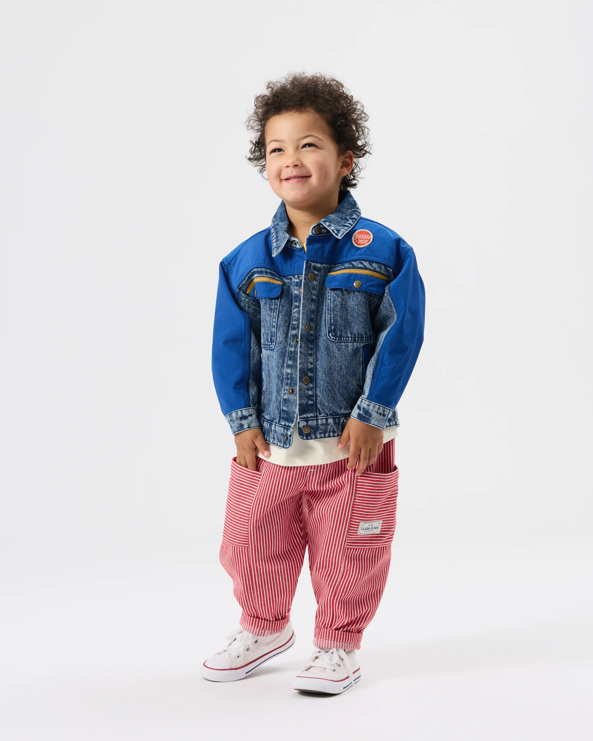 Twist Stripe Kit Pocket Pant Red - Image 2
