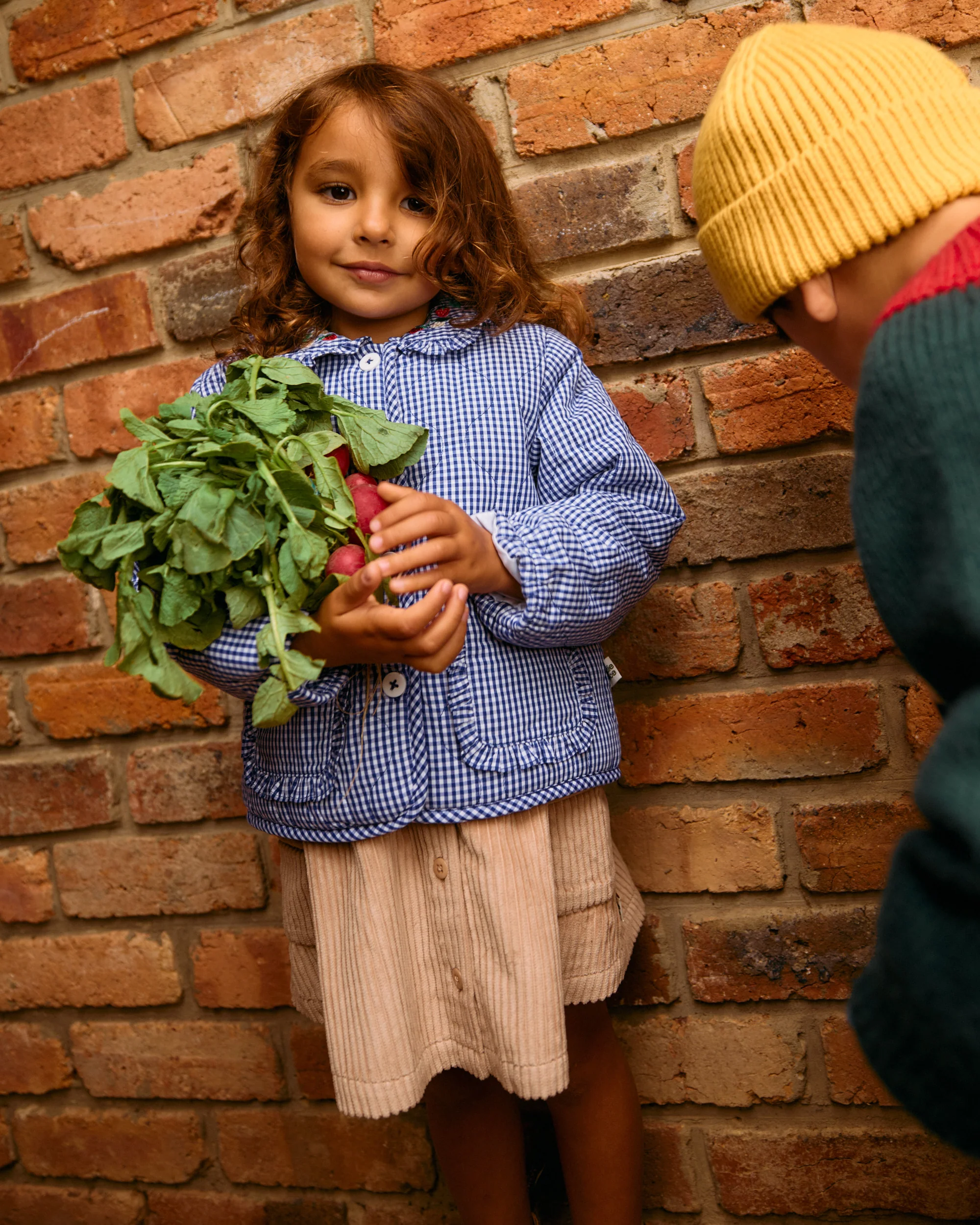 Wild Strawberry Gingham Padded Jacket - Image 3