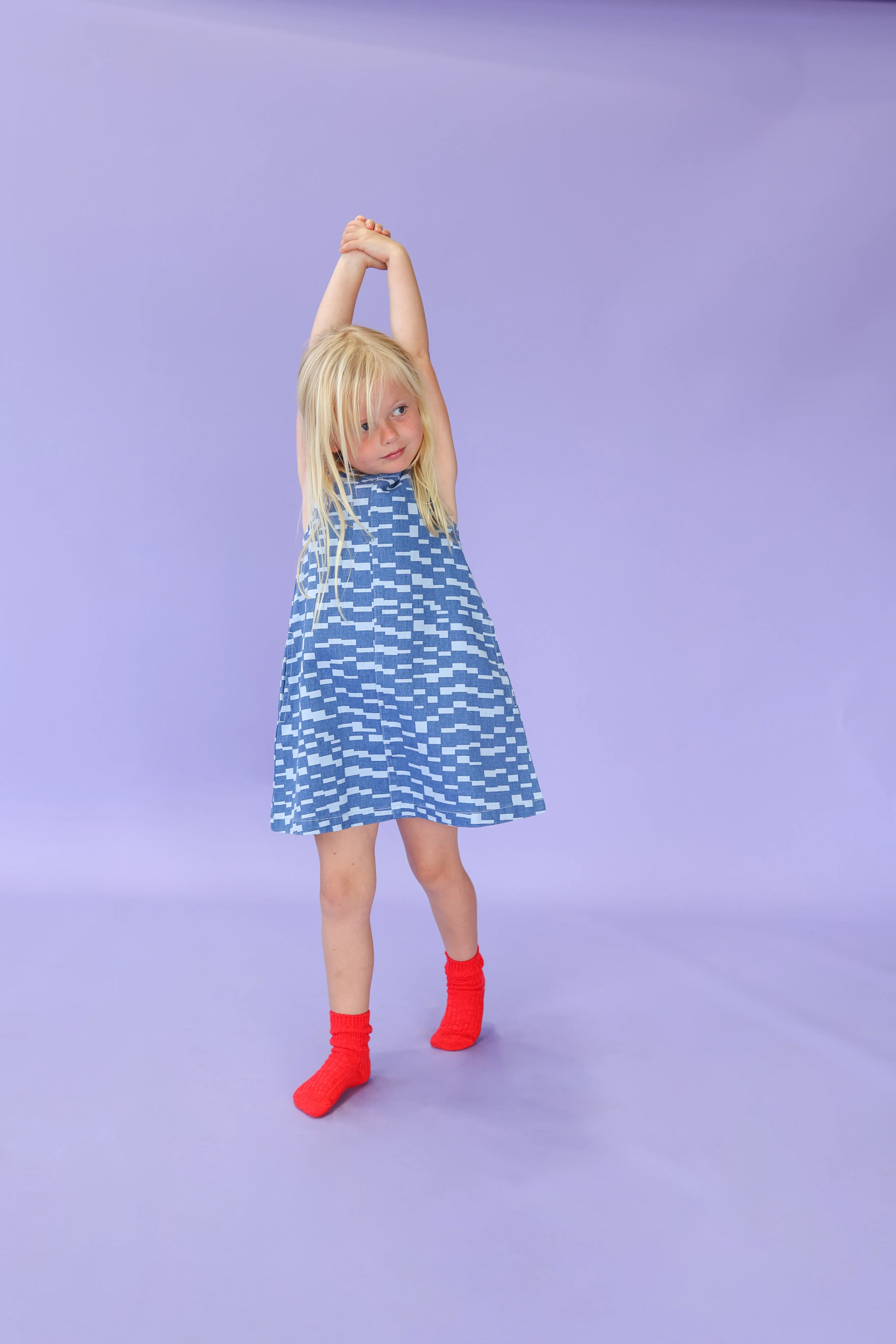Denim Dress - Boxes - Image 3