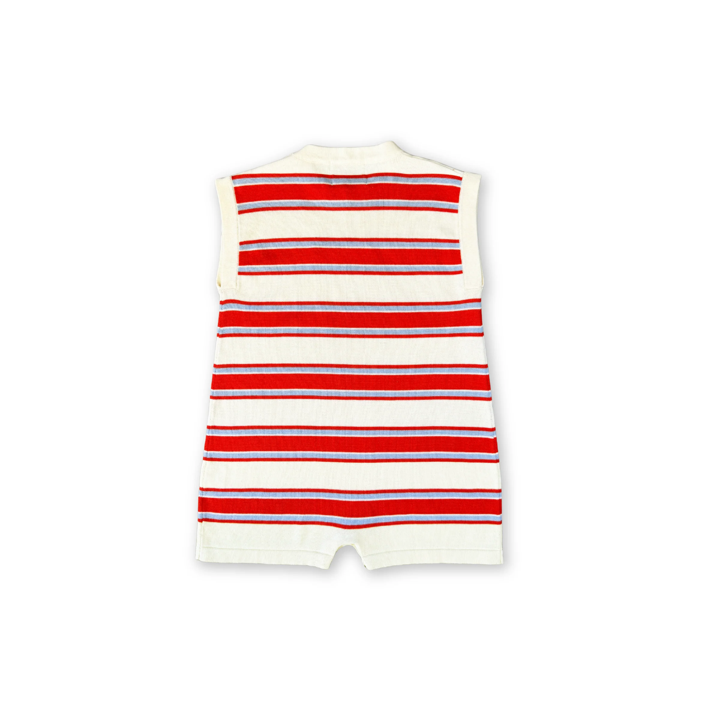 Organic Island Stripe Playsuit - Image 7