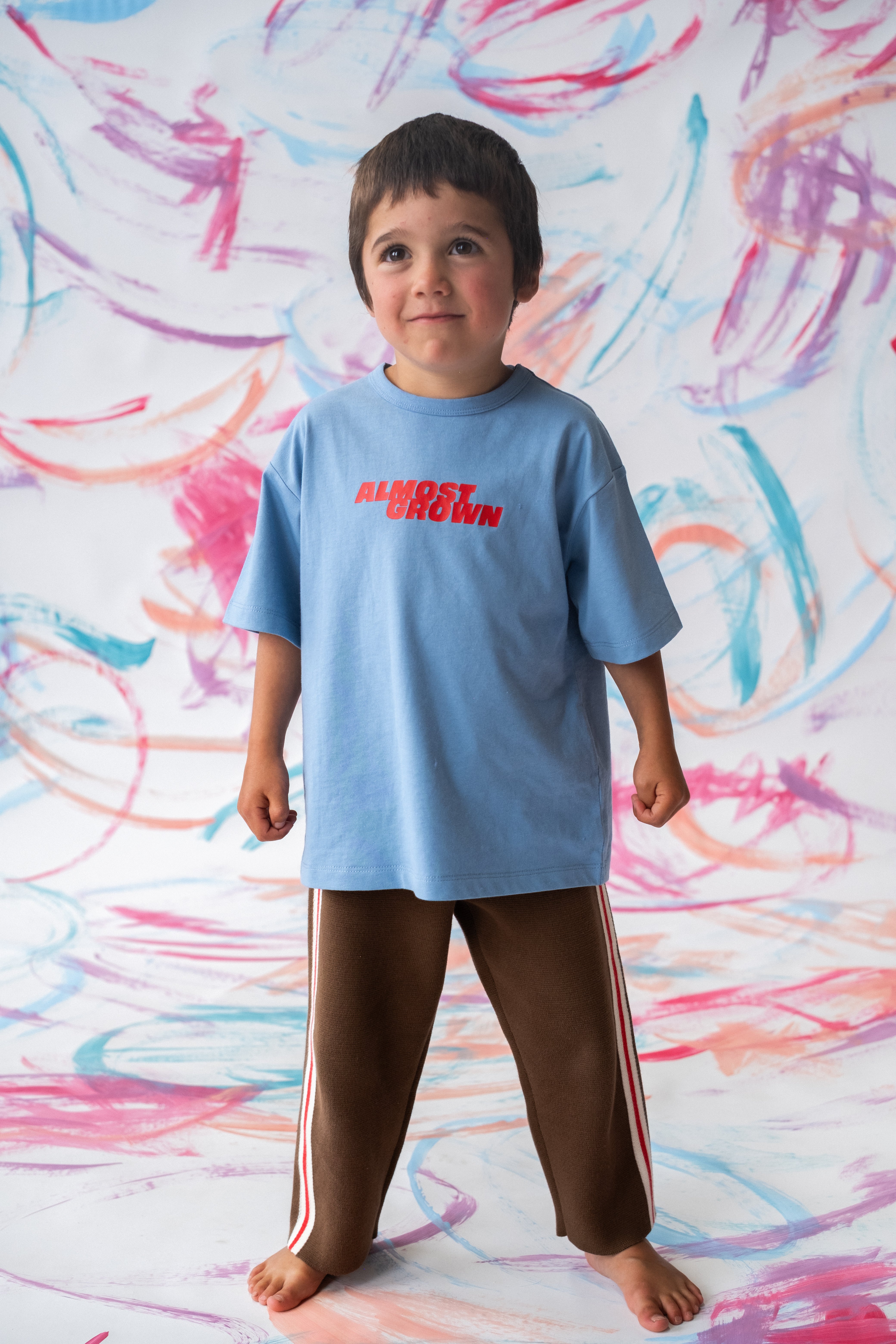 Organic Almost Grown Tee - Duck Egg - Image 4