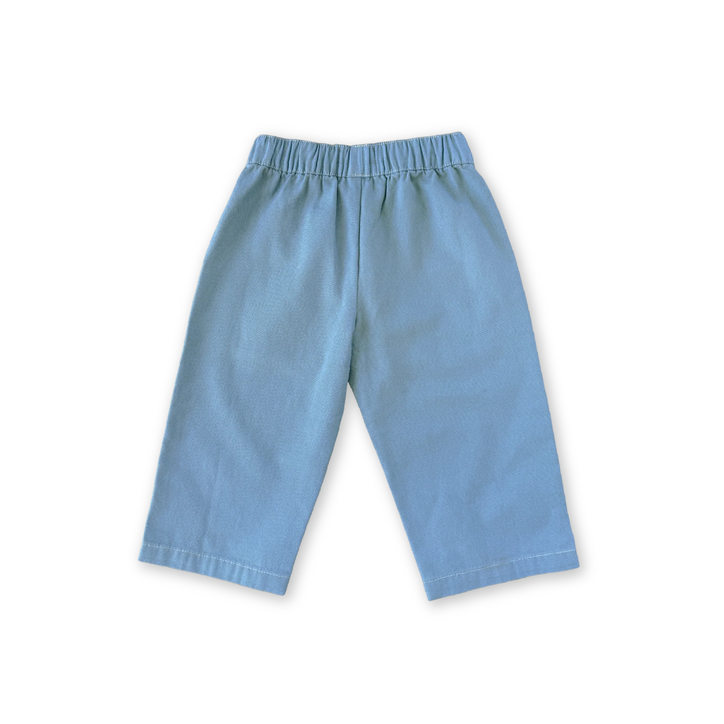 Organic Canvas Utility Pocket Pant - Duck Egg - Image 6