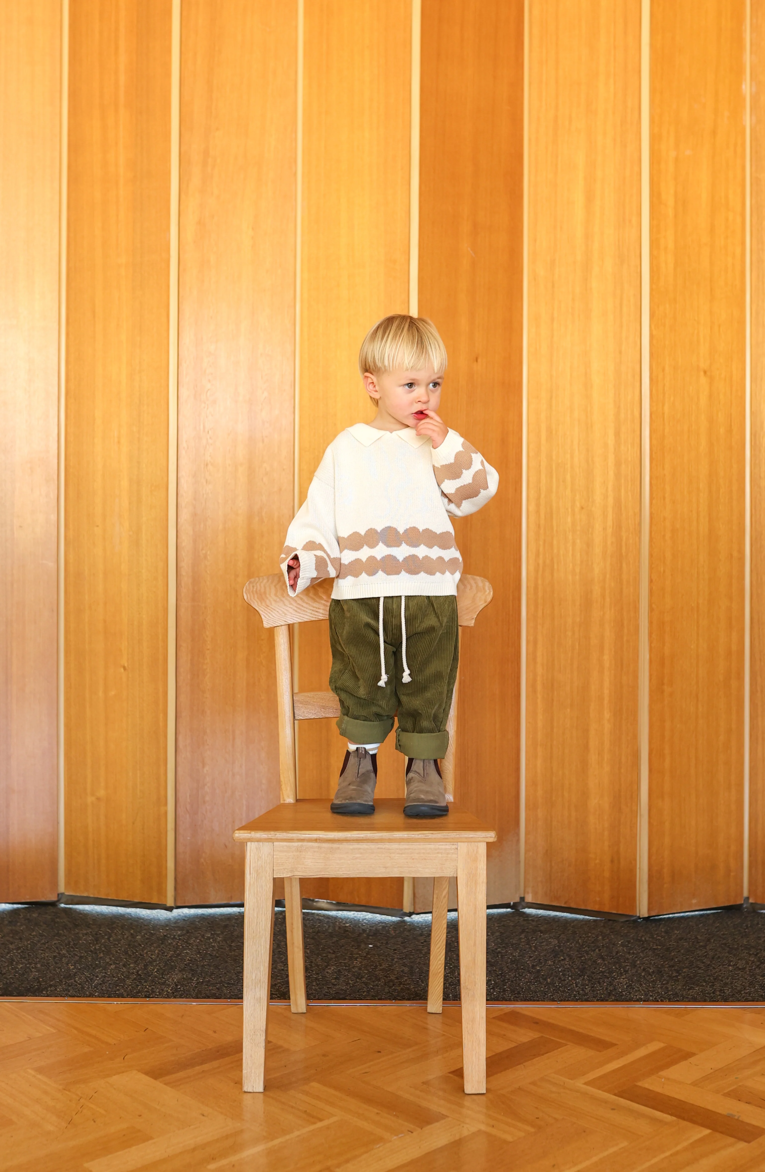 Organic Cord Pant - Herb - Image 2