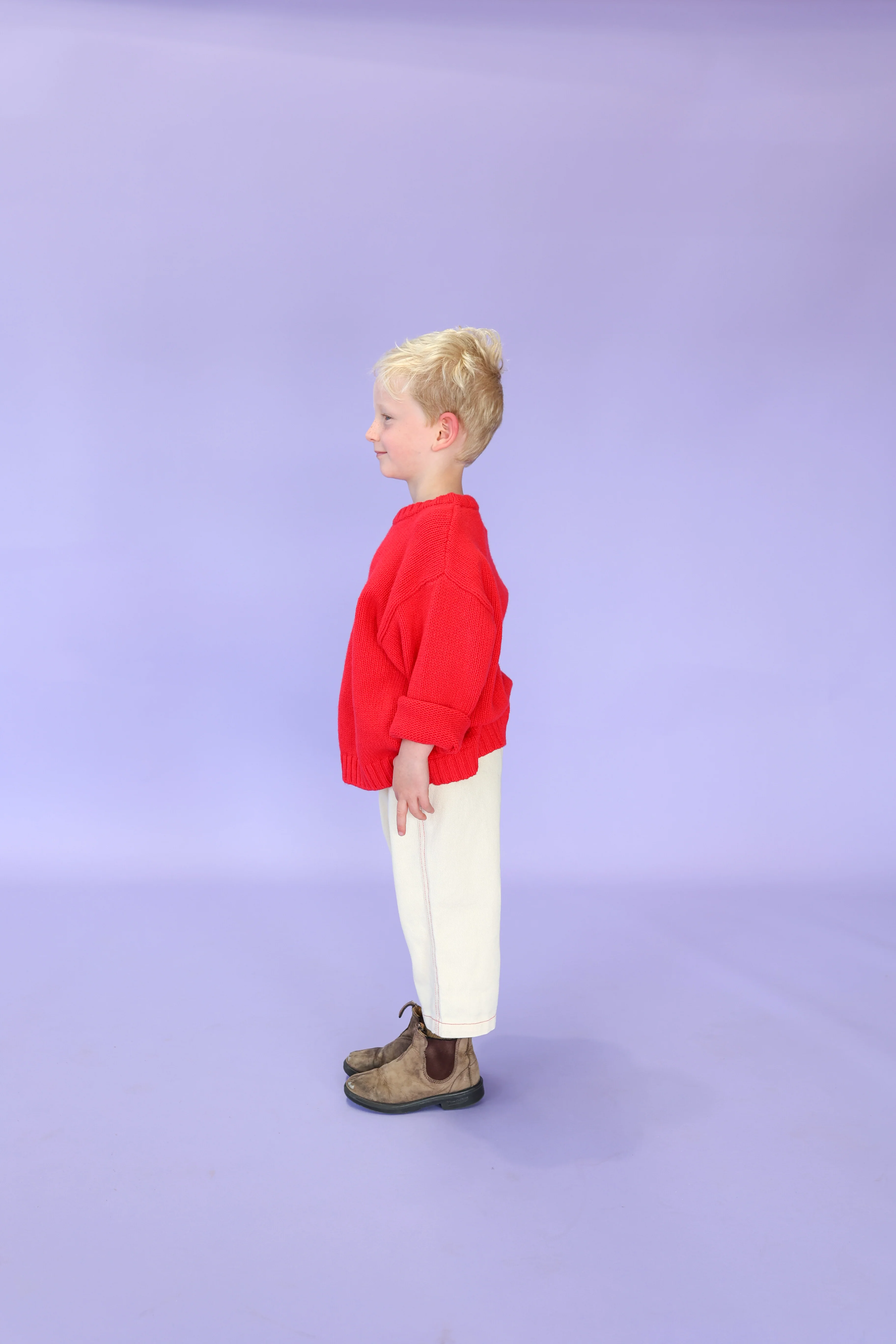 Organic Everyday Denim Pant - Milk - Image 4