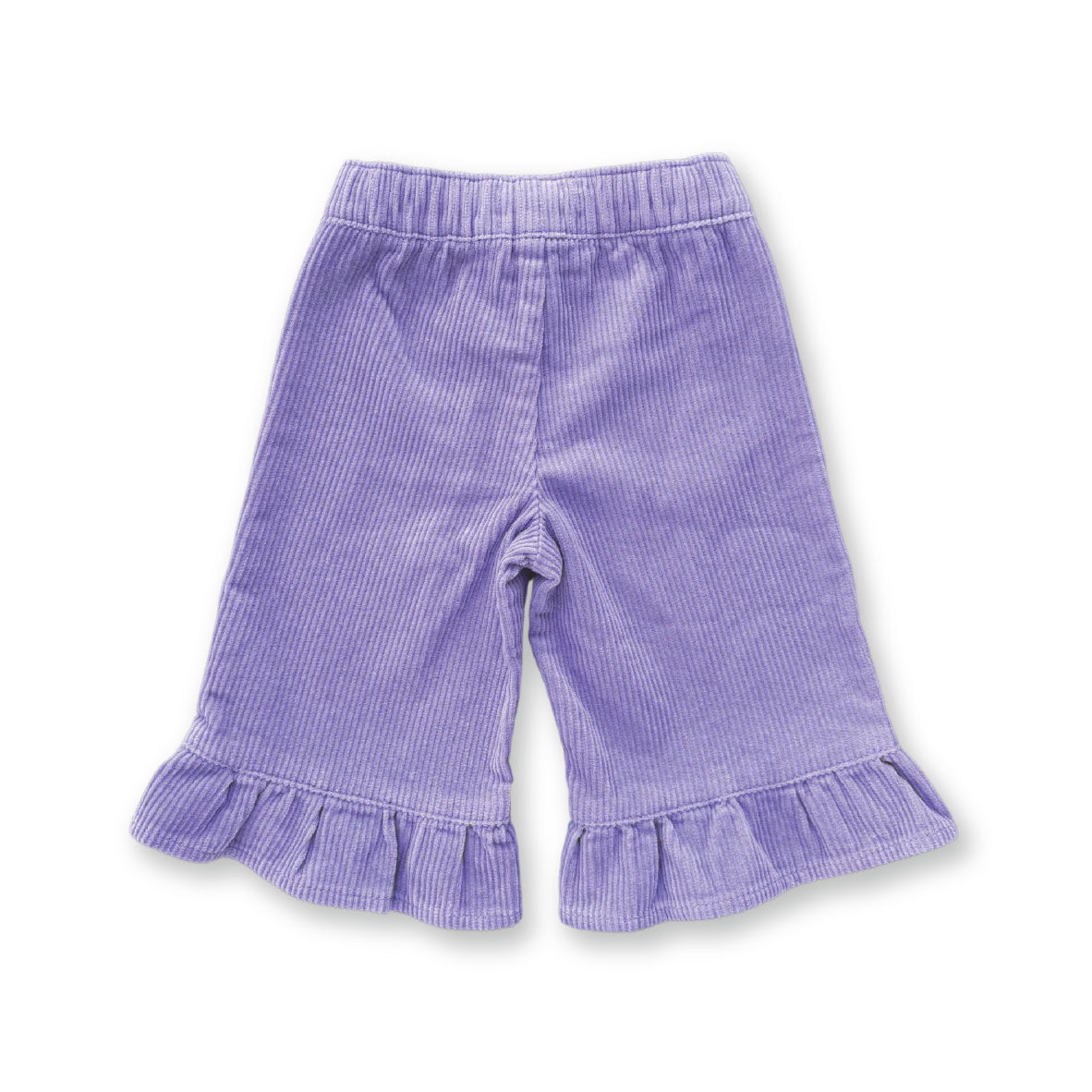 Organic Frill Cord Pant - Iris - Image 4