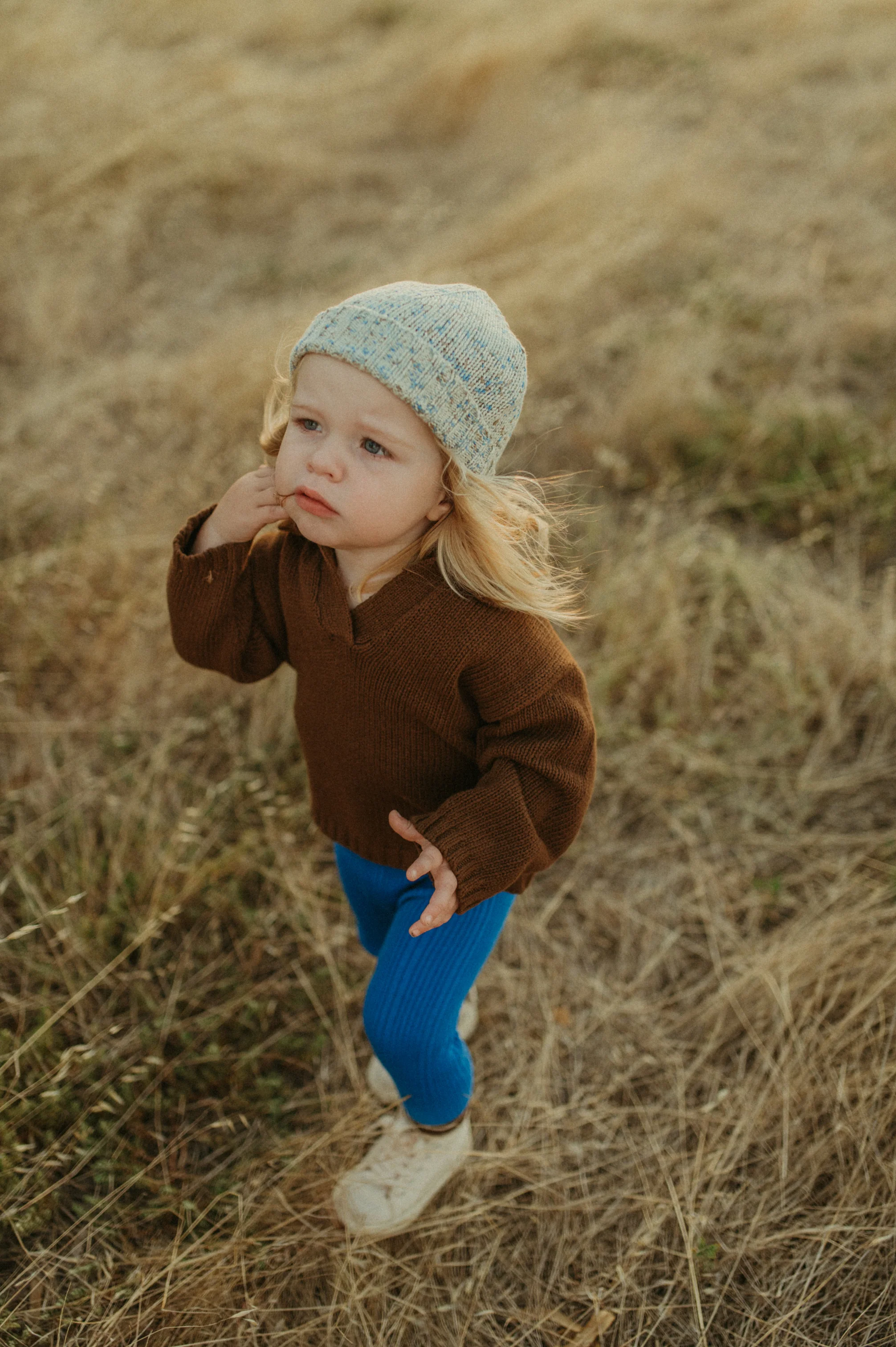 Grown Organic Funfetti Beanie - Sea - Image 4