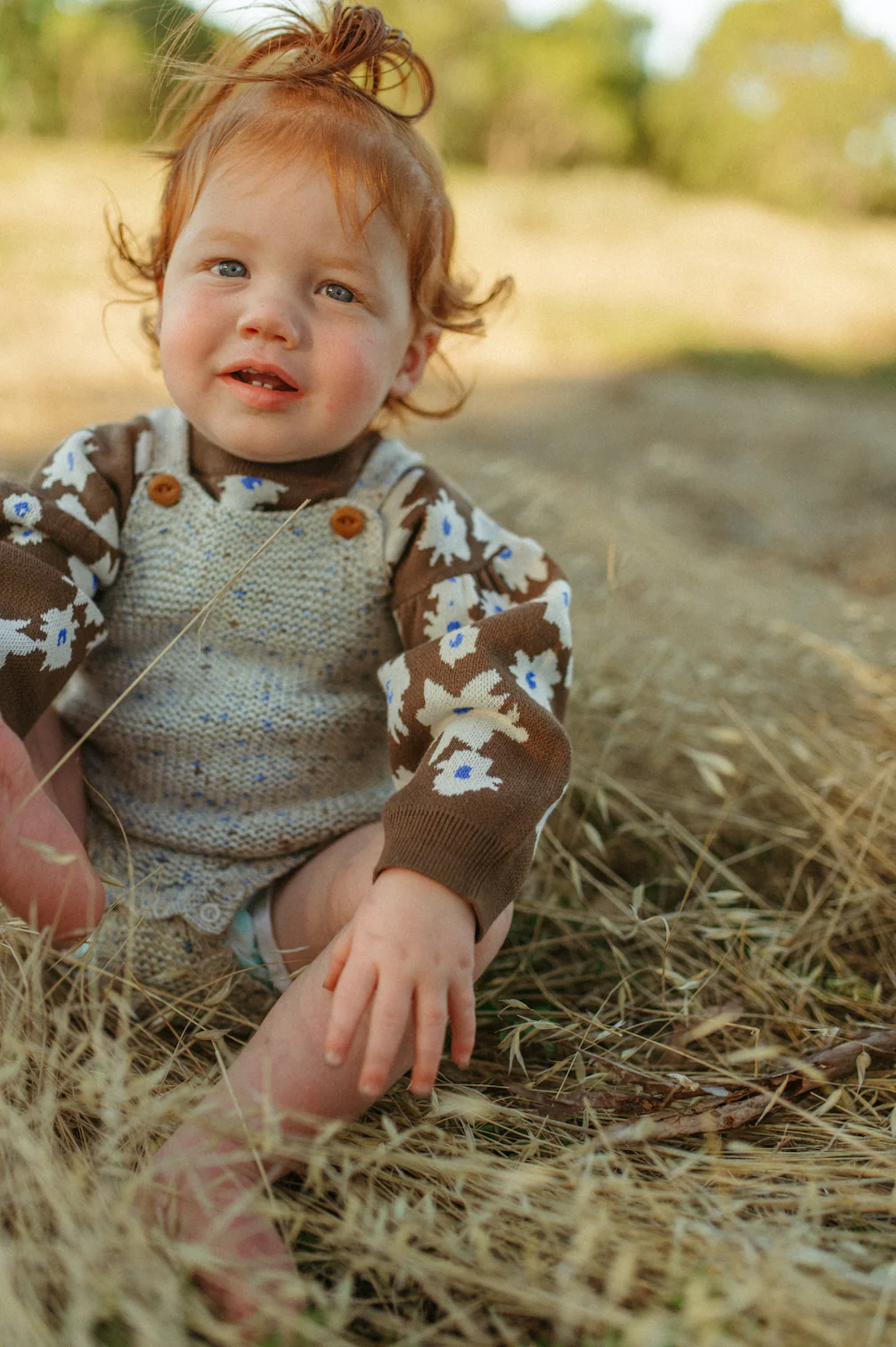 Grown Organic Knit Pull Over - Petal - Image 4