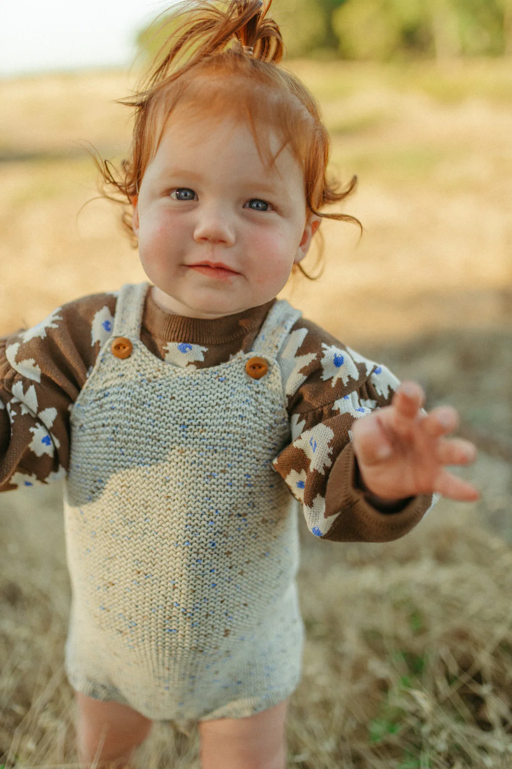 Grown Organic Knit Pull Over - Petal - Image 5